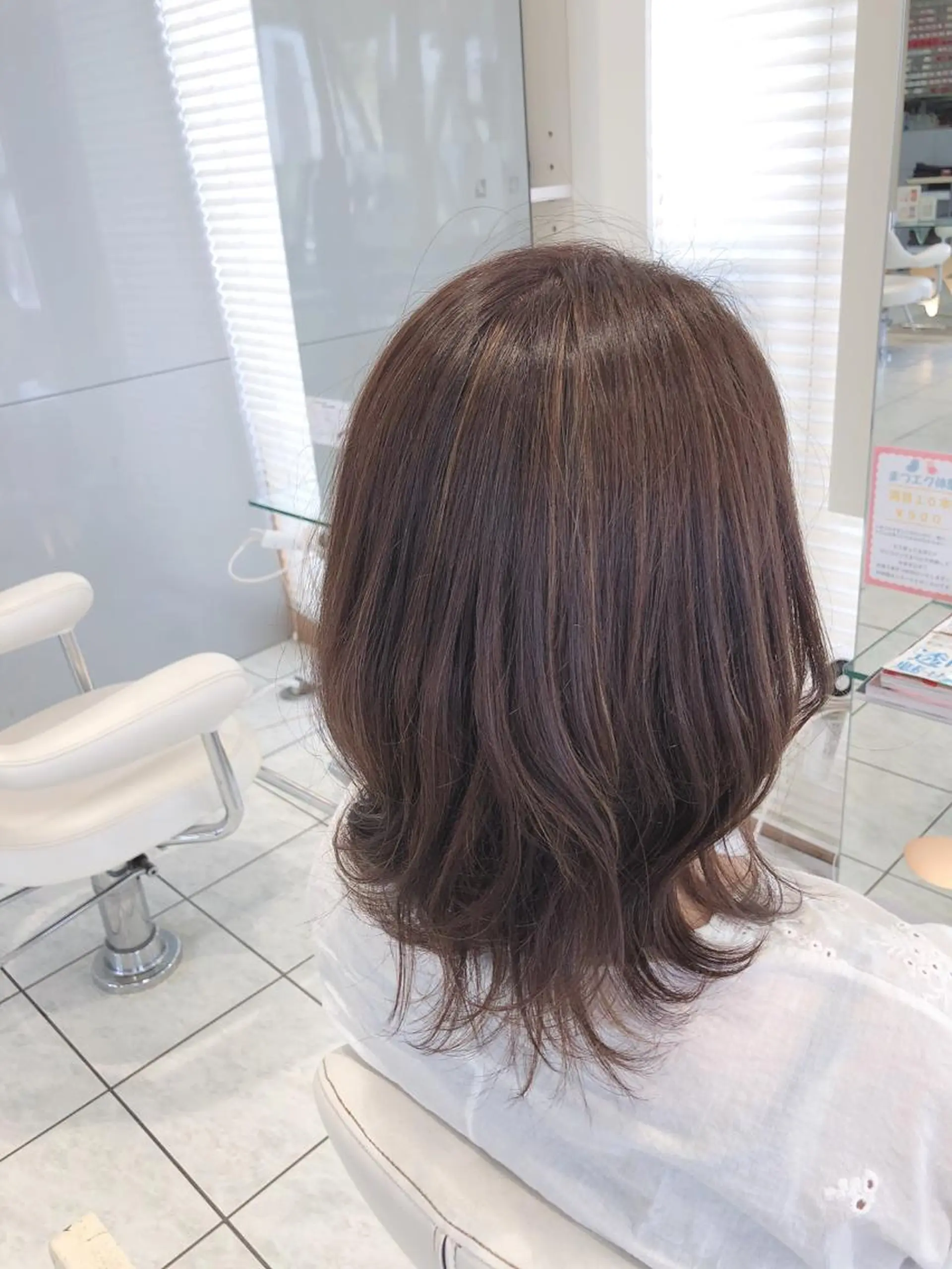 ミディアム ヘアカラー クーポン お試し価格有り！のヘアスタイル