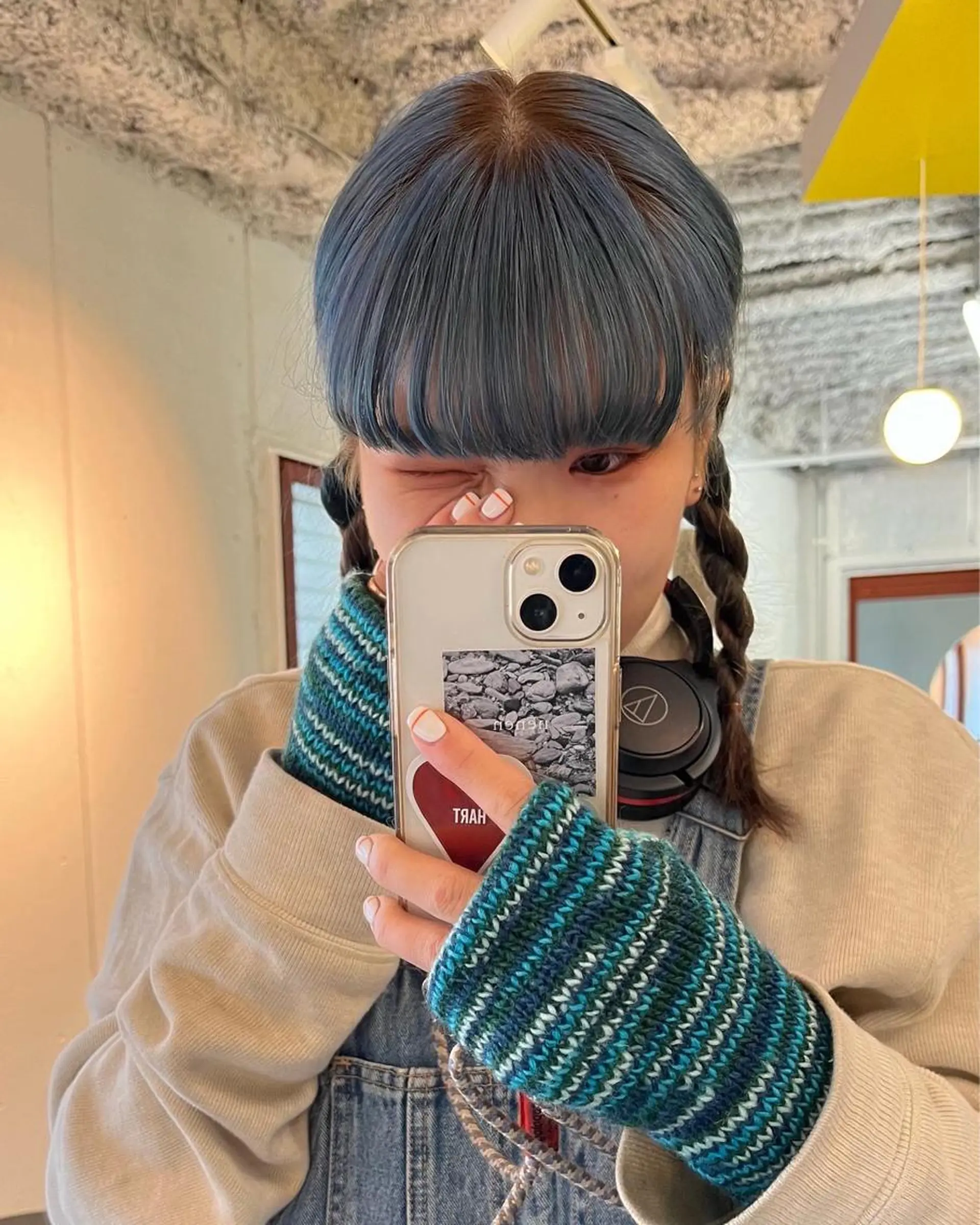 ロング カラー ヘアアレンジ メンズ デザインカラー 原宿/キシタのヘアスタイル