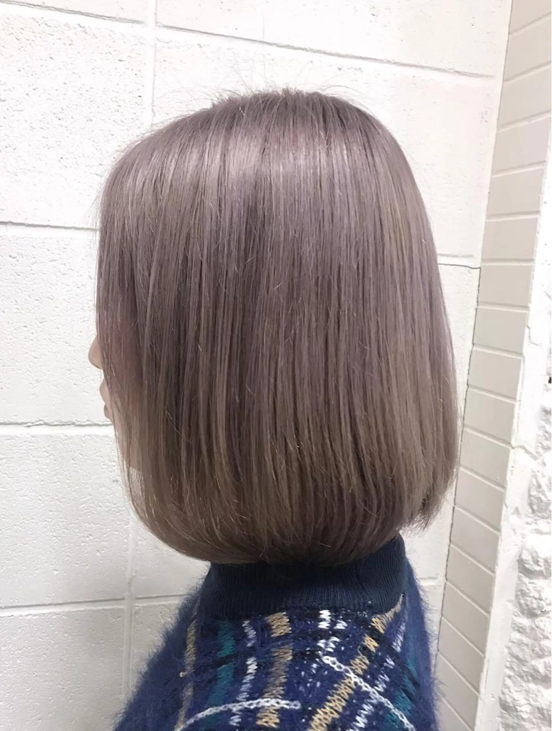 ミディアム カラー イヤリングカラー Ai 浅草橋店のヘアスタイル