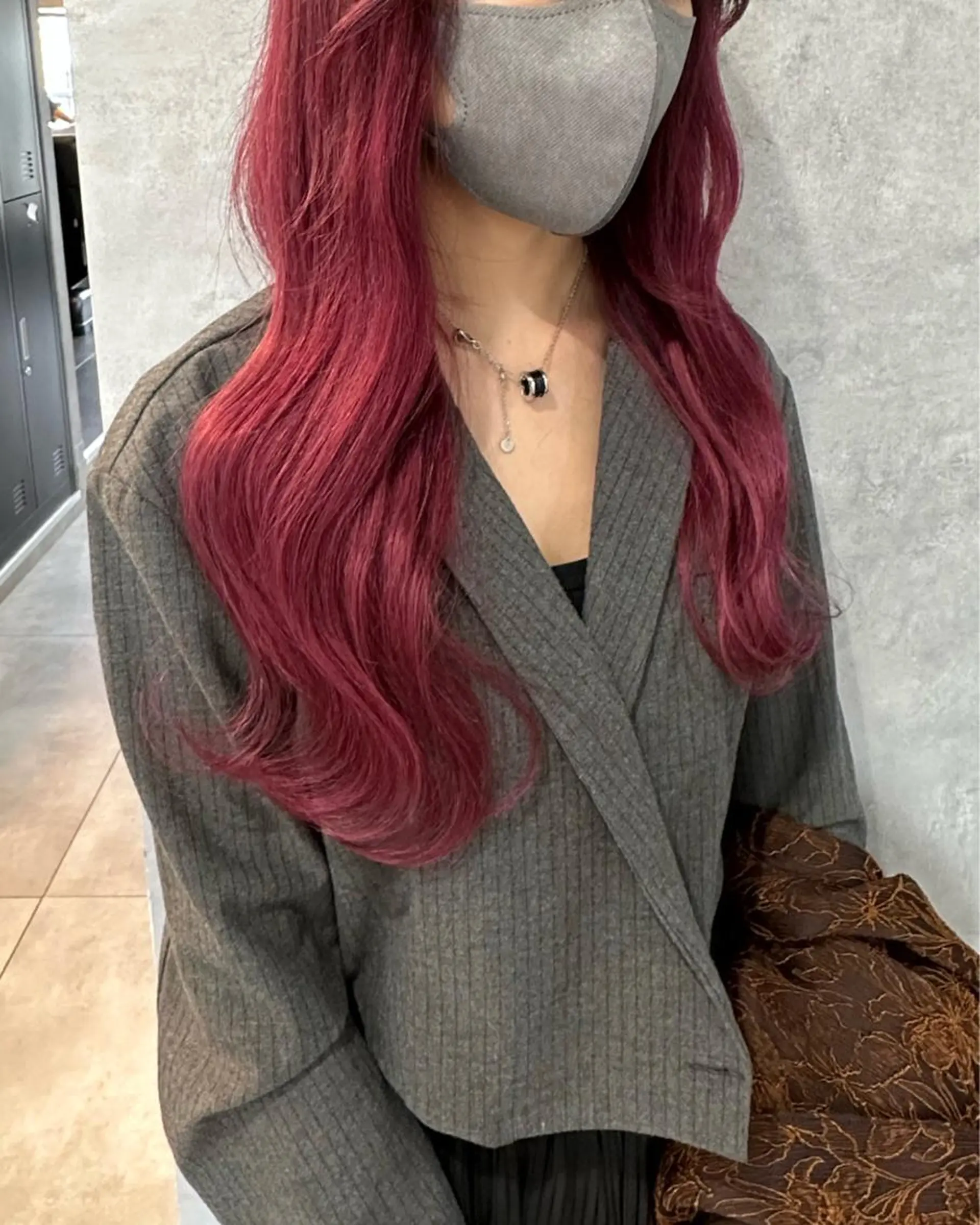 ロング カラー プルエクステ エクステ ロング 【原宿プルエクステ】 NANAMIのヘアスタイル