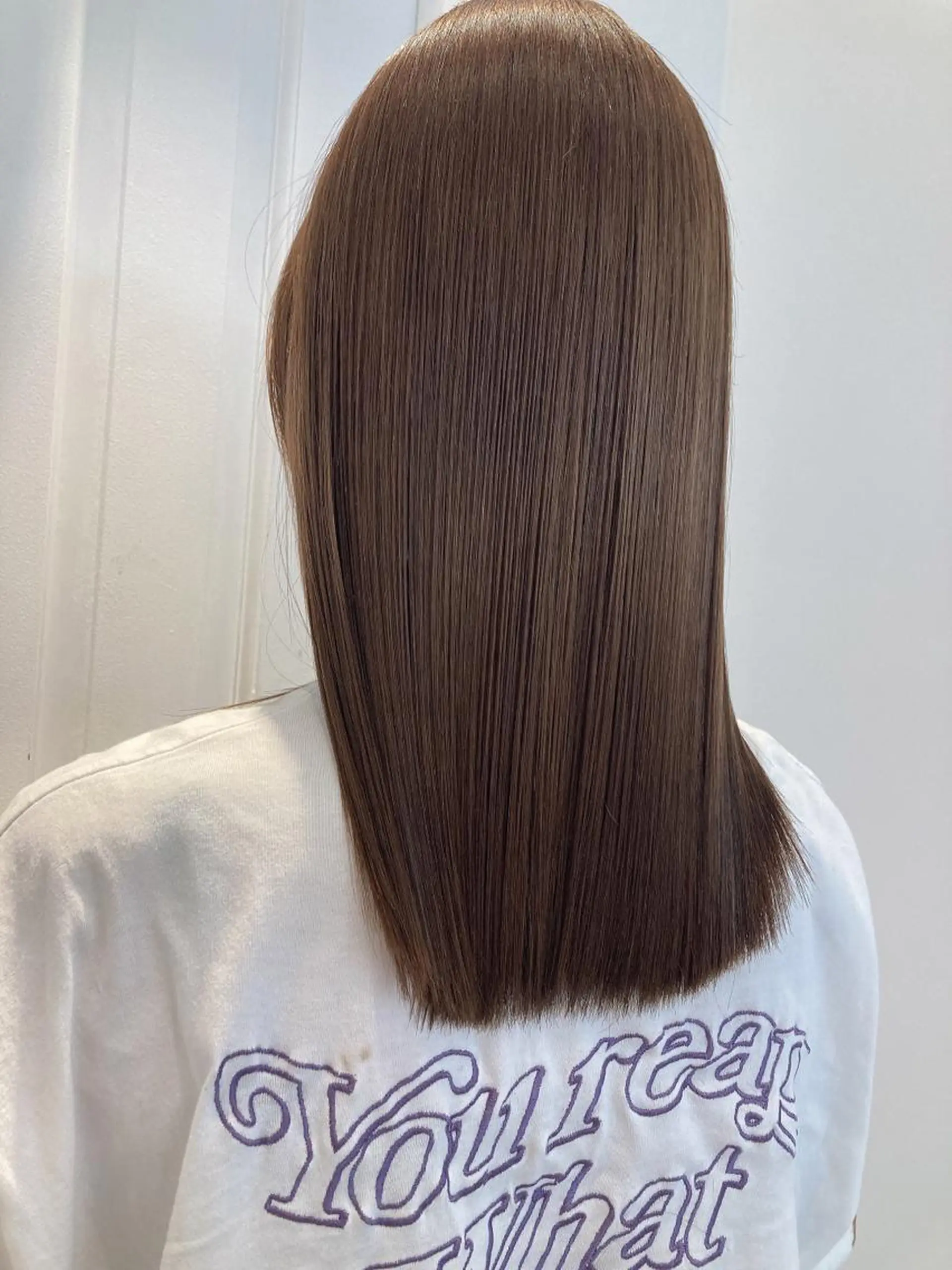 ロング 縮毛矯正 トリートメント MiRI💜地毛級 エクステ✖似合わせ技のヘアスタイル