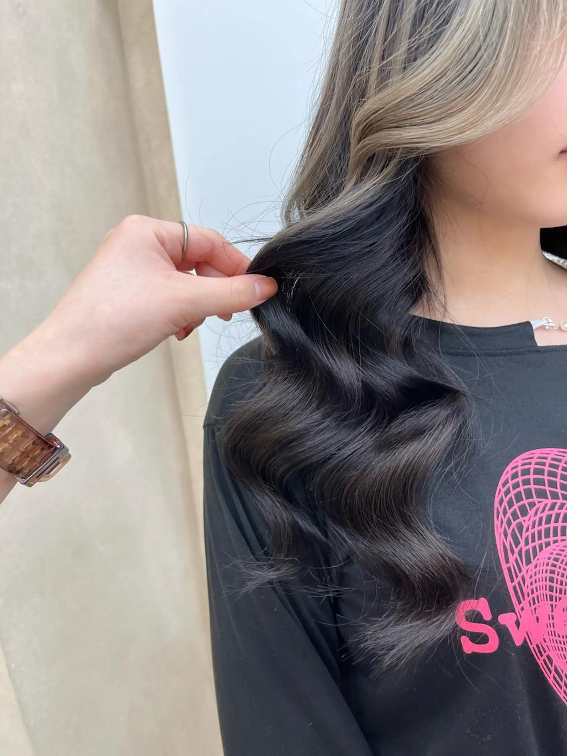 カラー グレージュ カット ヘアカラー 🇰🇷jisoo -ジス-🇰🇷のヘアスタイル