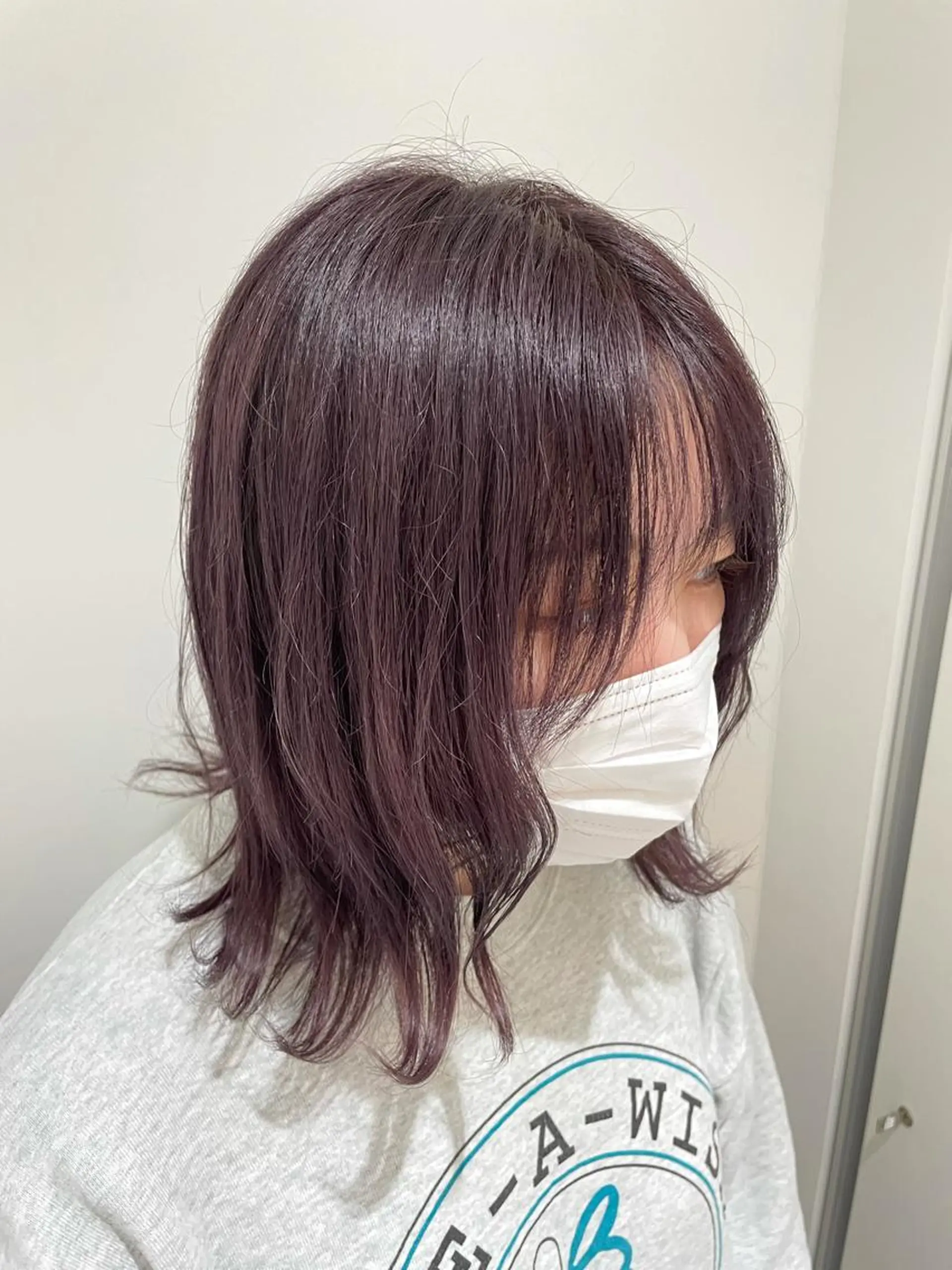 カラー ブリーチ ラベンダーカラー 中西倖 トップスタイリストのヘアスタイル