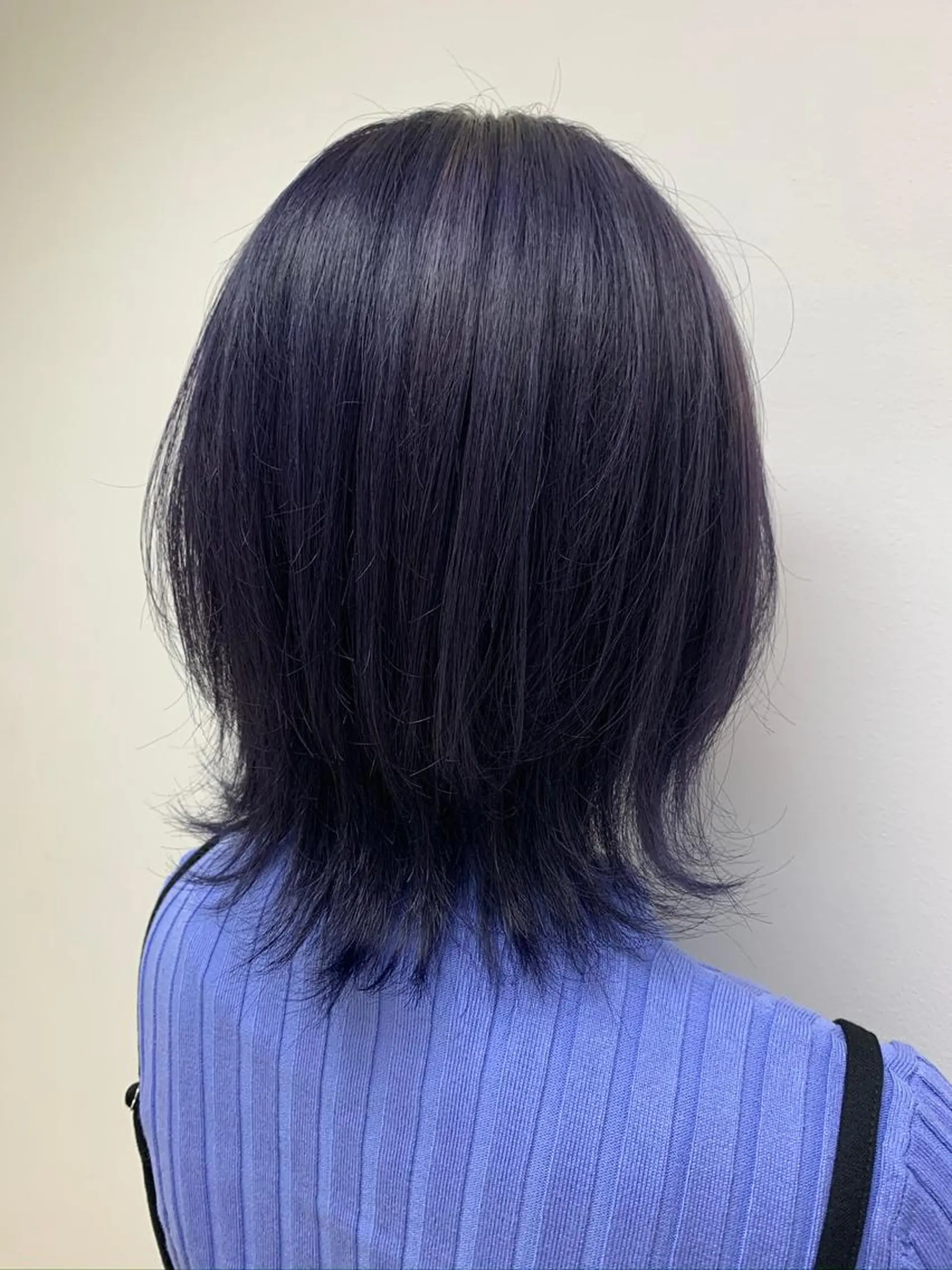 ミディアム カラー ブリーチ ネイビーカラー カット ヘアカラー 卒業式受付中🌻 肥田亜沙美のその他イメージ