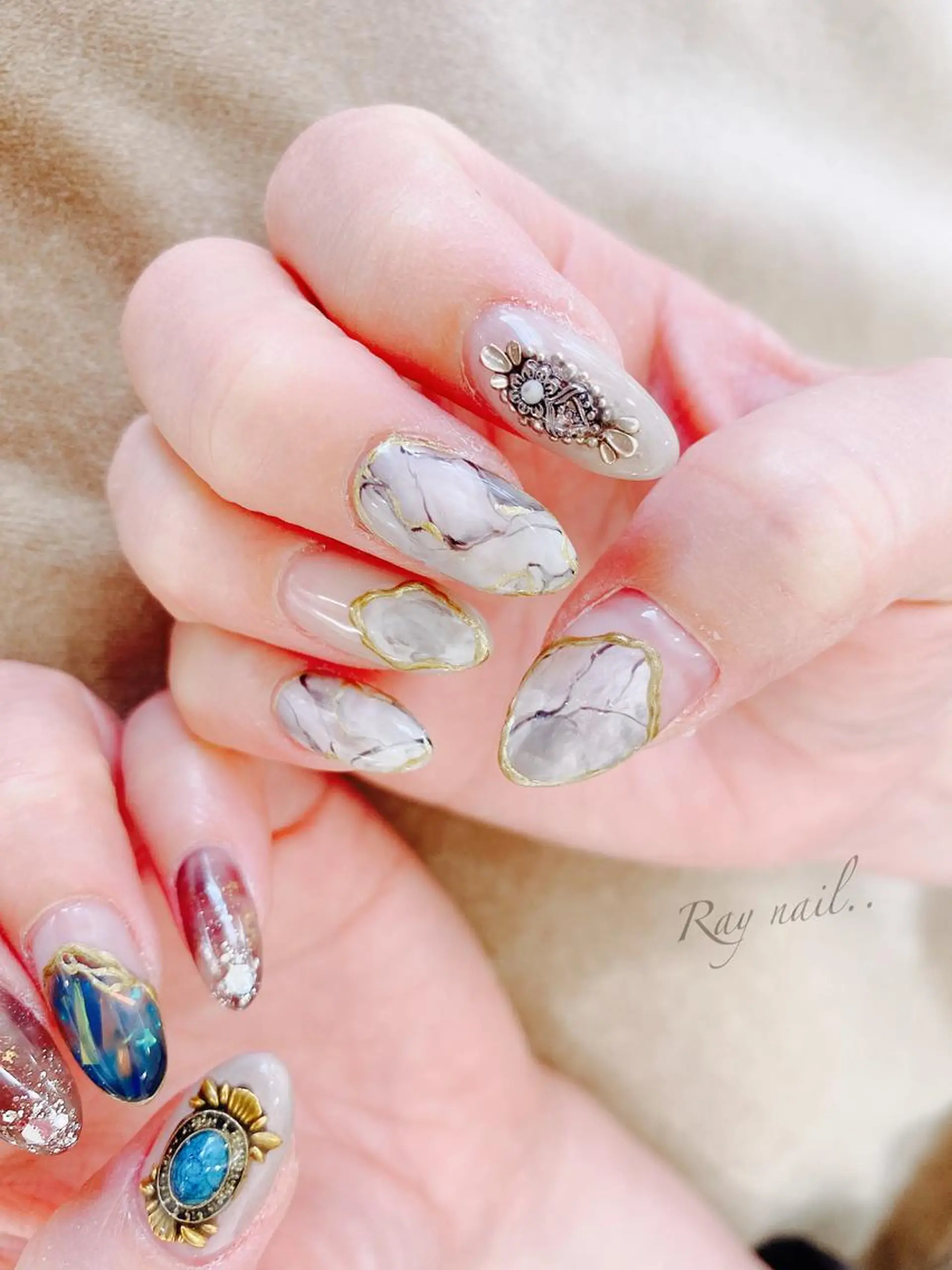 ネイル ハンドネイル nailsalon ∞ ﾐｶﾅﾙ ∞のネイルデザイン