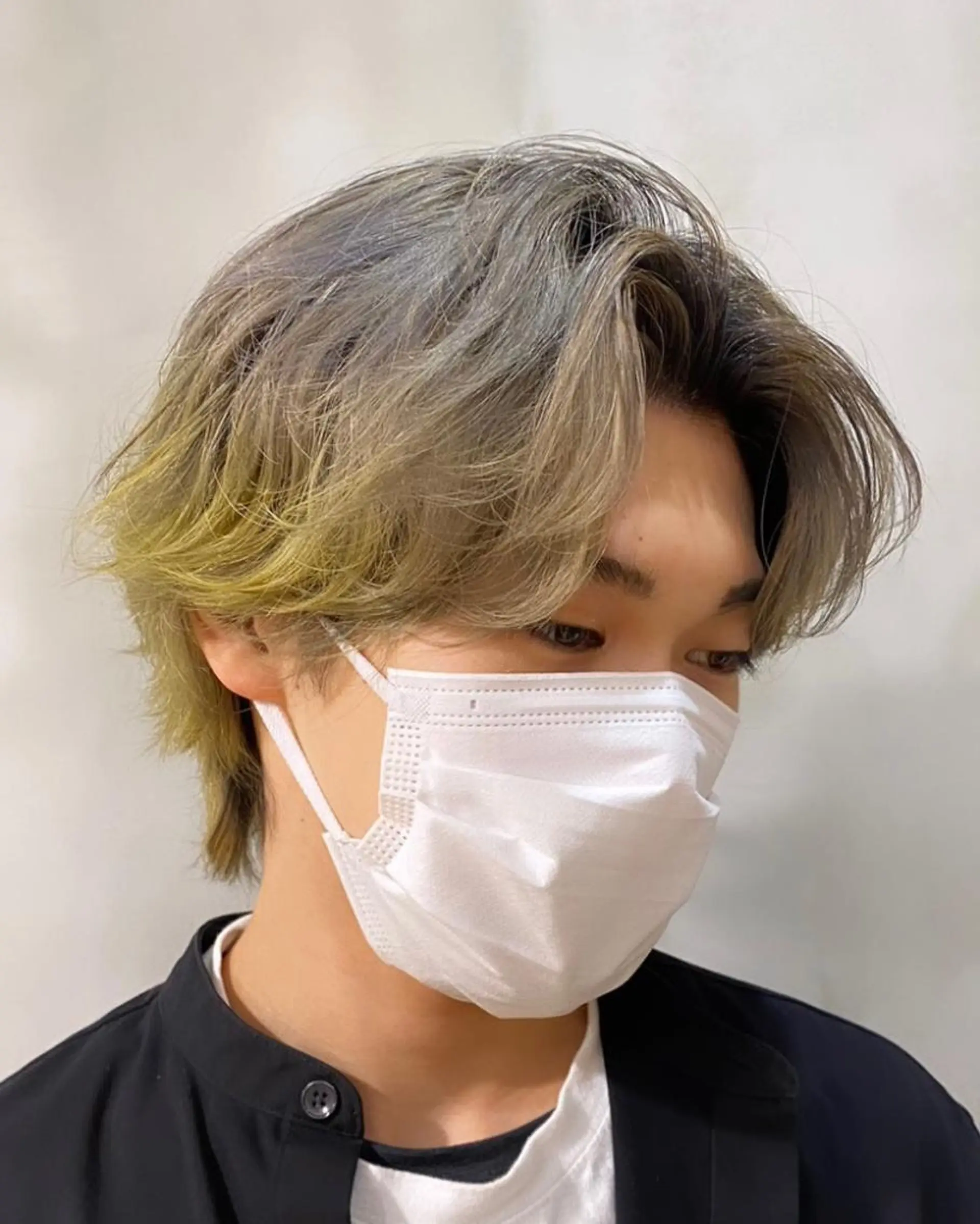 ショート メンズ イエローカラー そうや 🐺のヘアスタイル