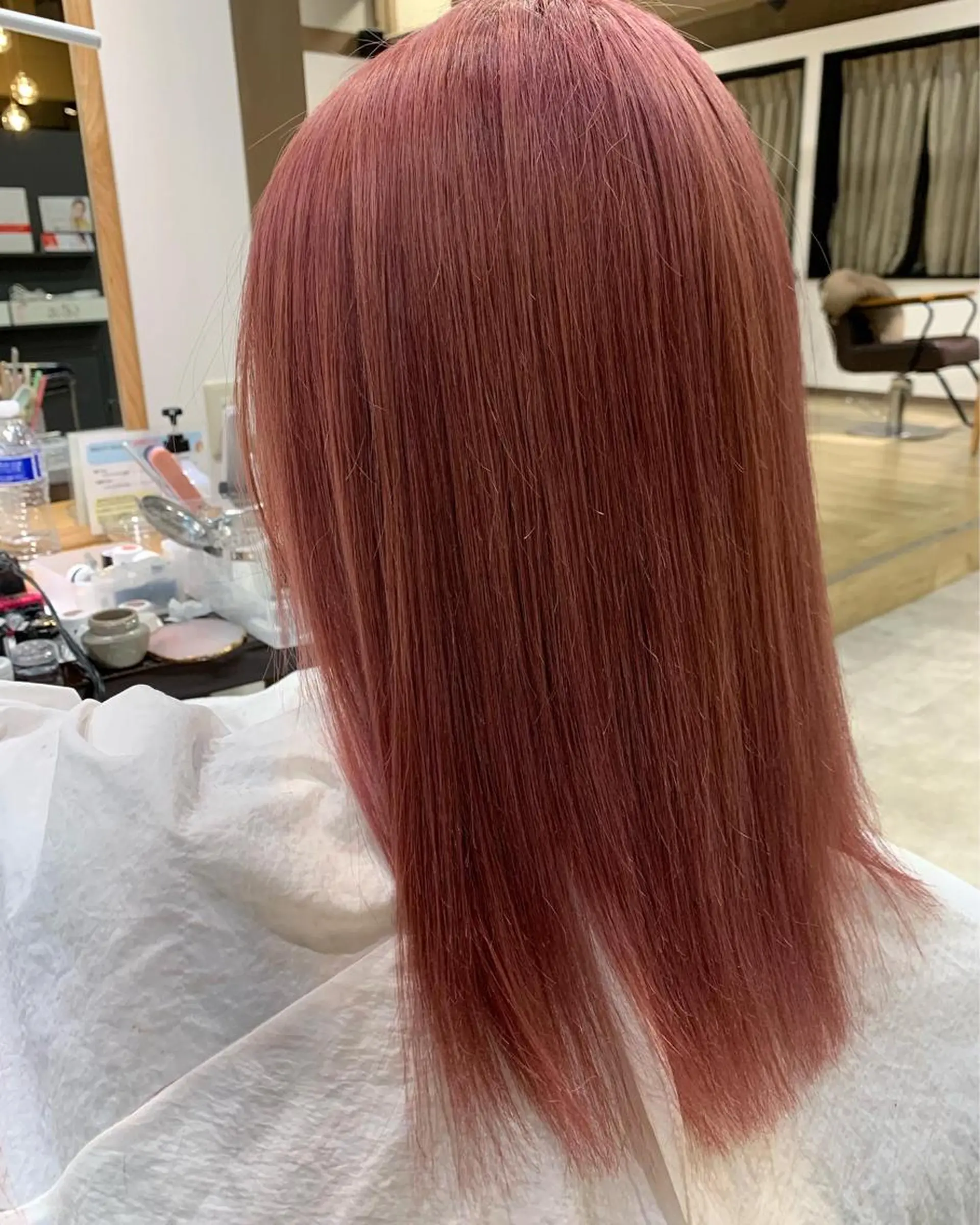 カラー ダブルカラー ピンクカラー ヘアカラー トリートメント 浅野 ダイジロウのヘアスタイル