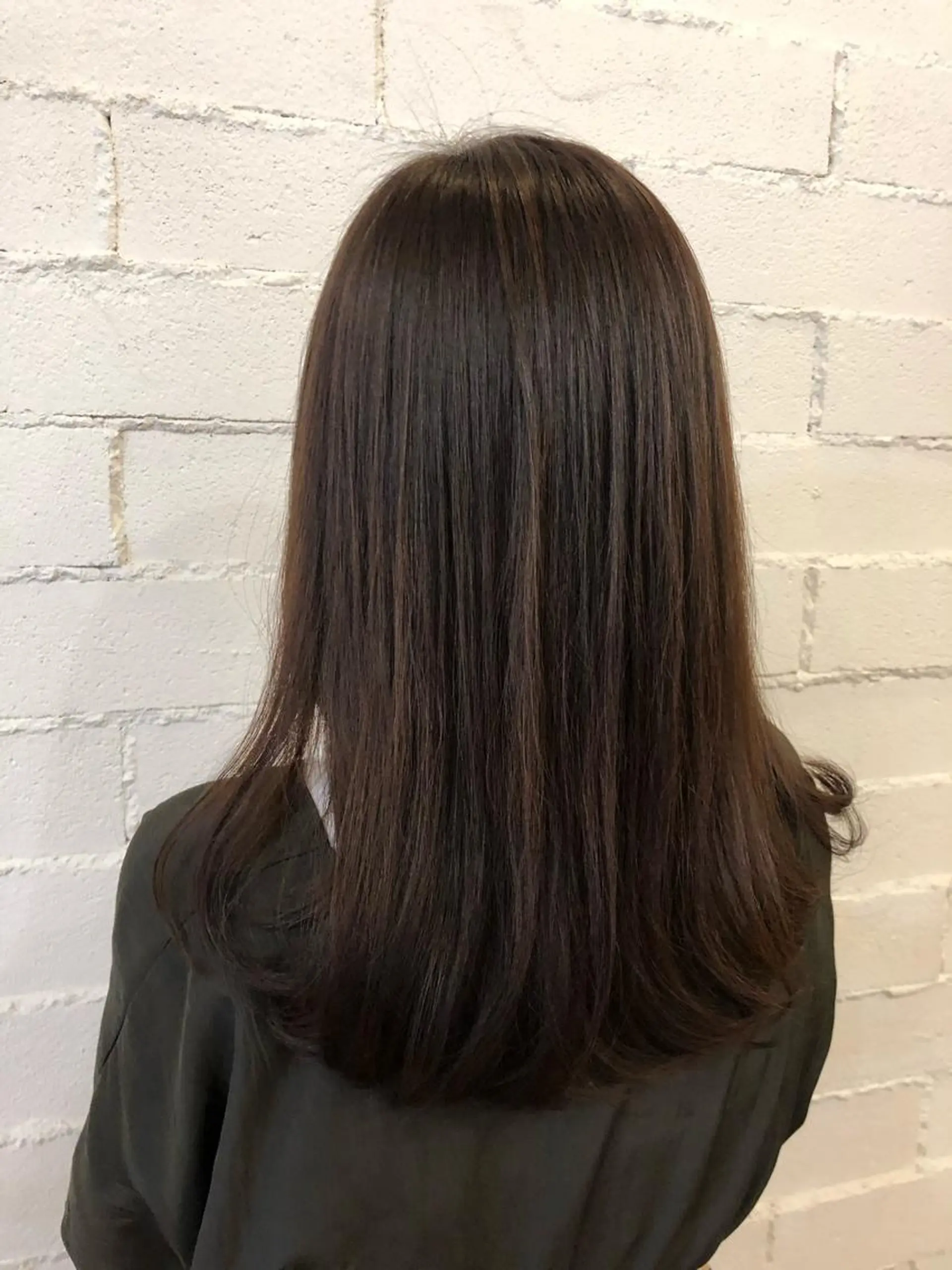 セミロング 口コミ評価4.9⭐︎ カワナベ　マサシのヘアスタイル