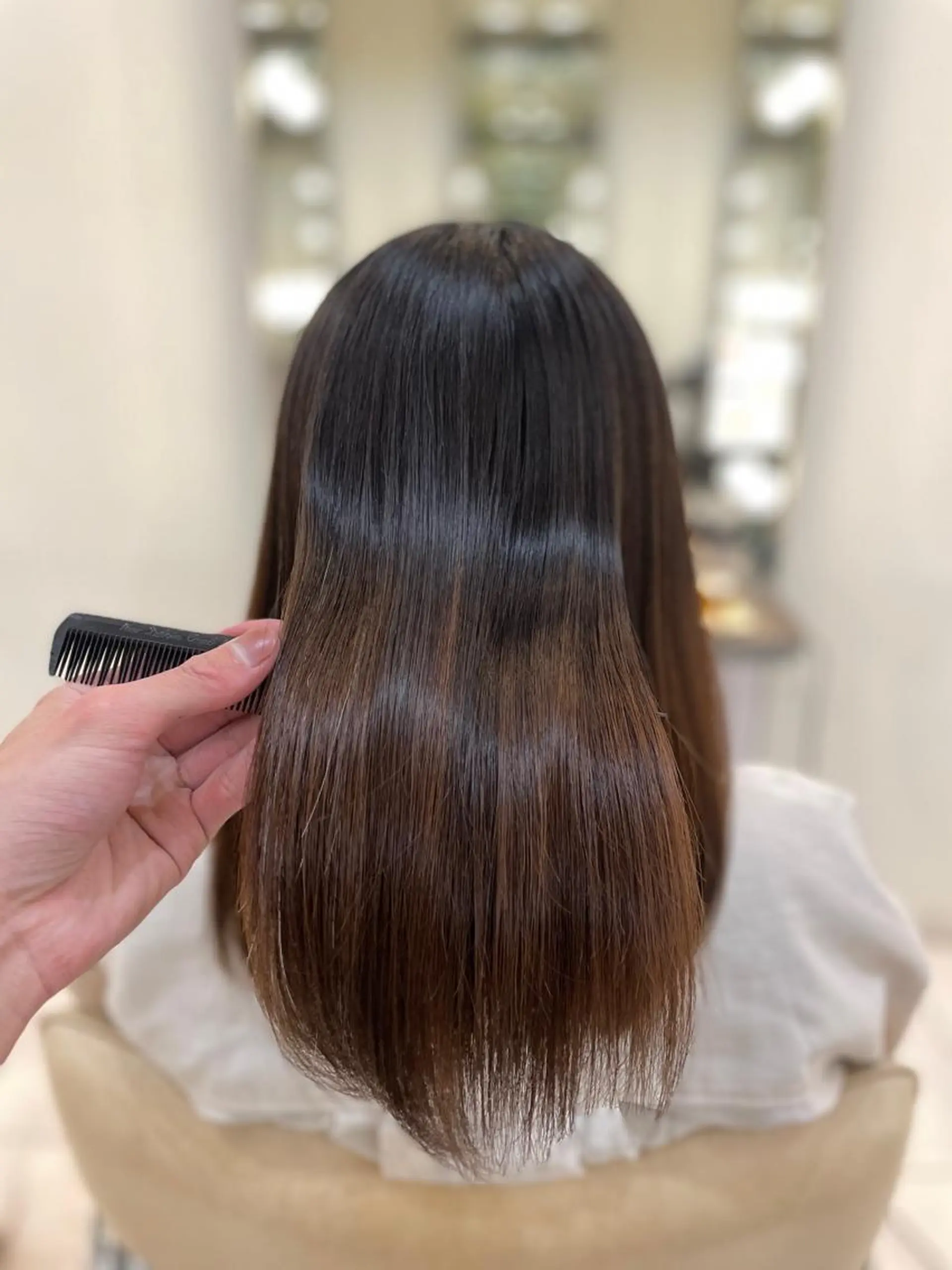 ミディアム ショートボブ ミディアムパーマ ボブ くせ毛 髪質改善 髪質改善専門 YOSHIのヘアスタイル