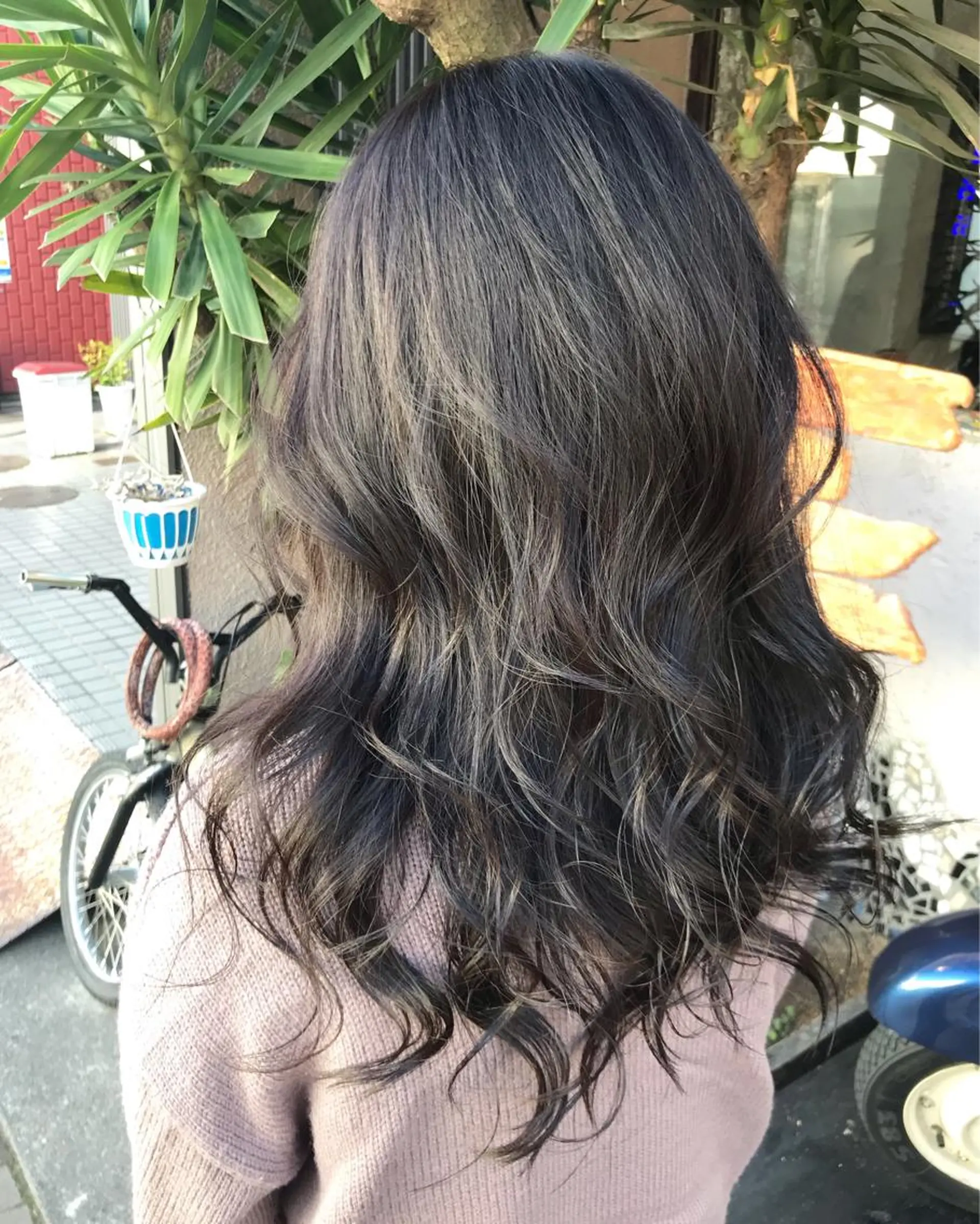 セミロング ヘアカラー トリートメント 玉木 育実のヘアスタイル