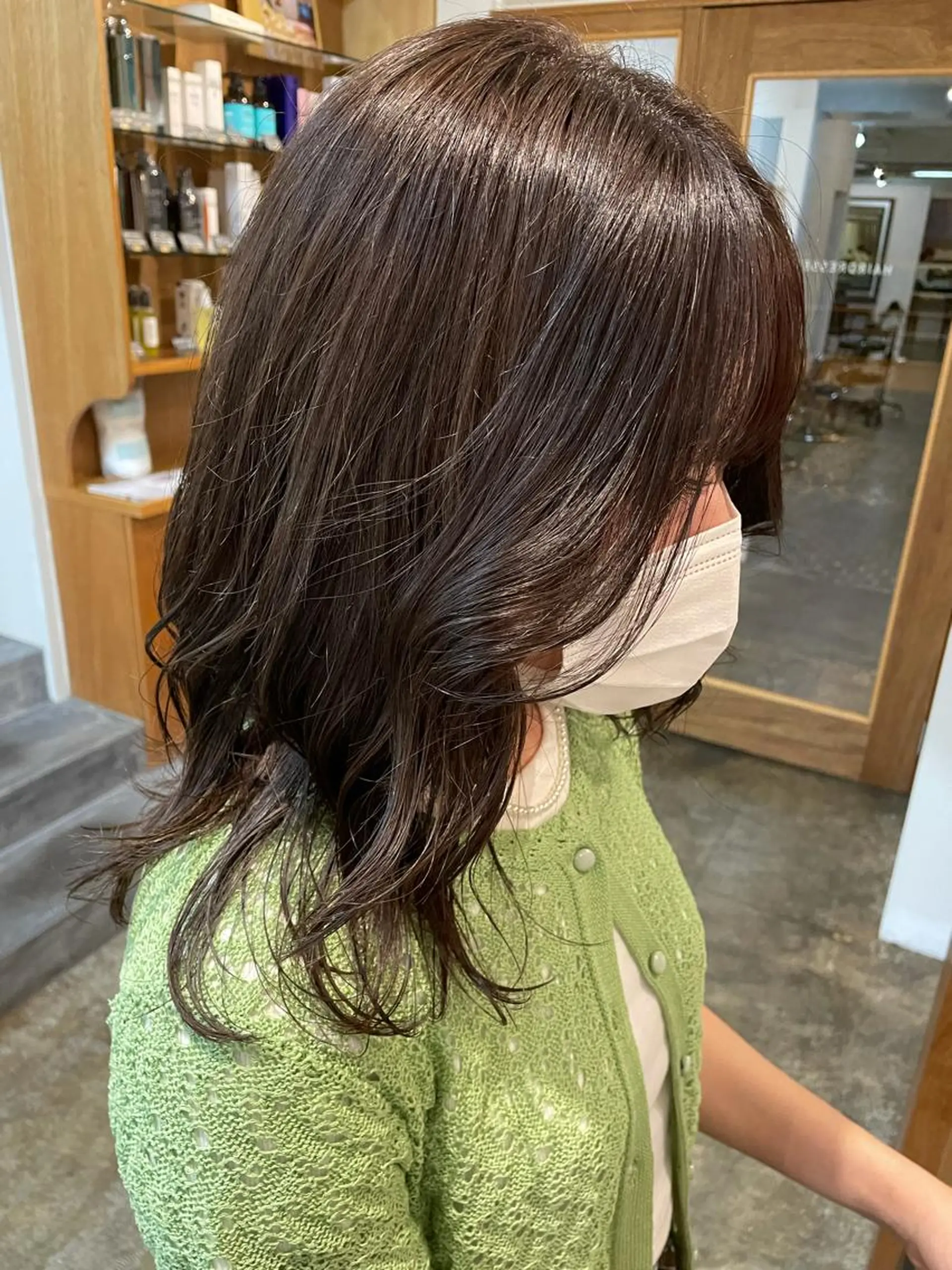 ミディアム カットモデル募集 長谷川のヘアスタイル