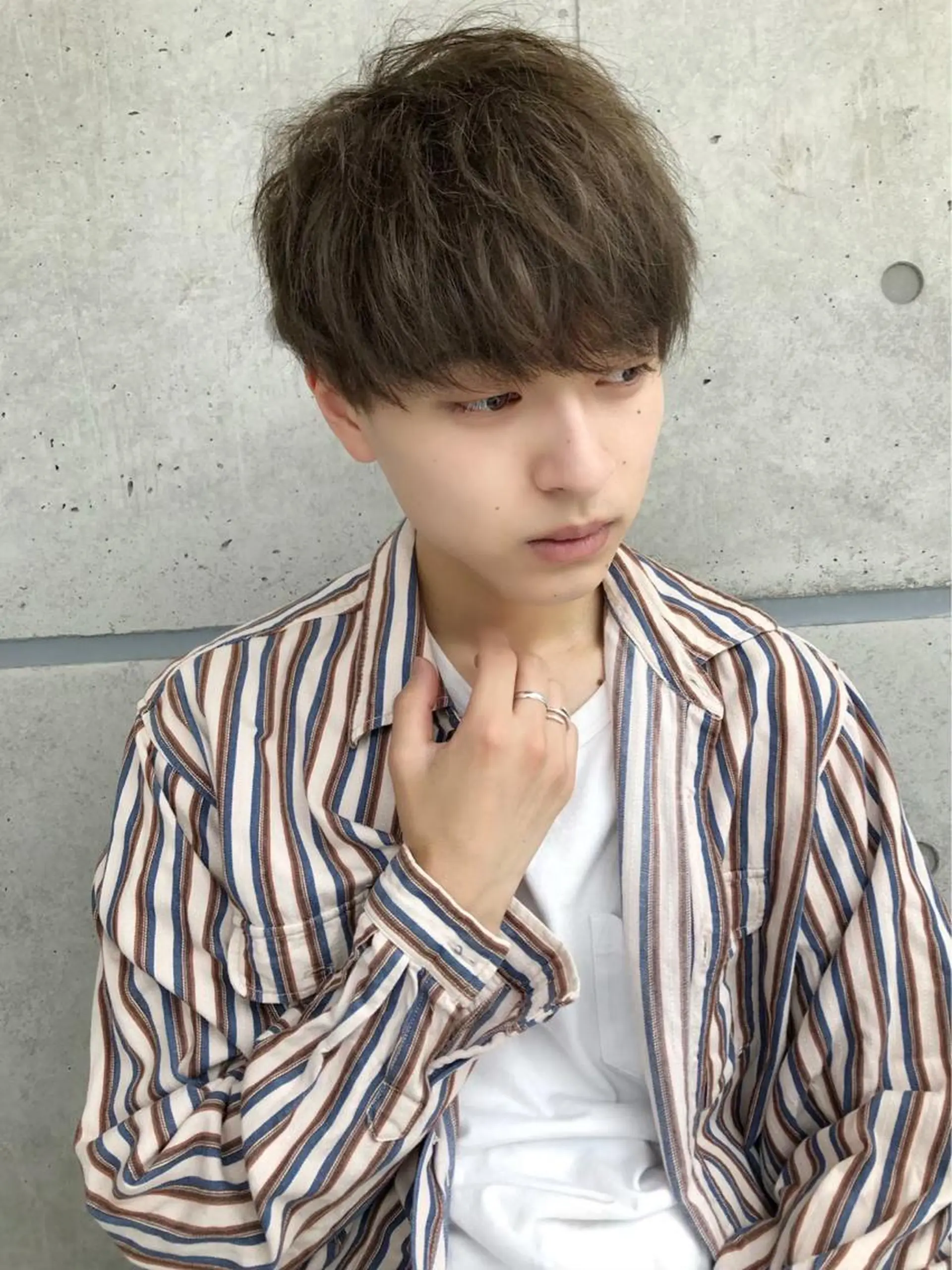 ショート カラー パーマ ヘアアレンジ メンズ 🌈トレンドヘア 🌈WATARU🌈のヘアスタイル