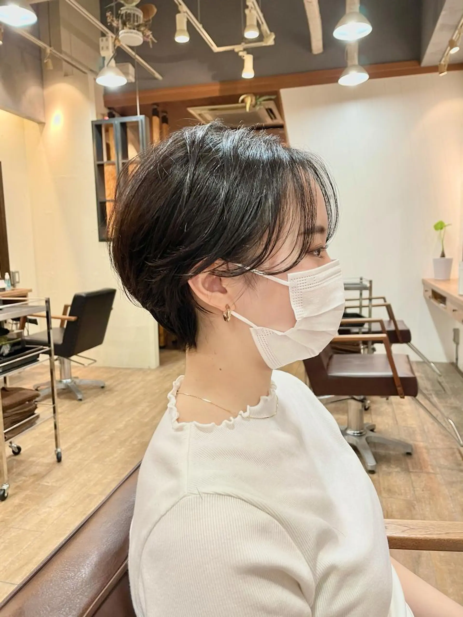 ショート ショート/ボブ/ メンズ/縮毛矯正のヘアスタイル