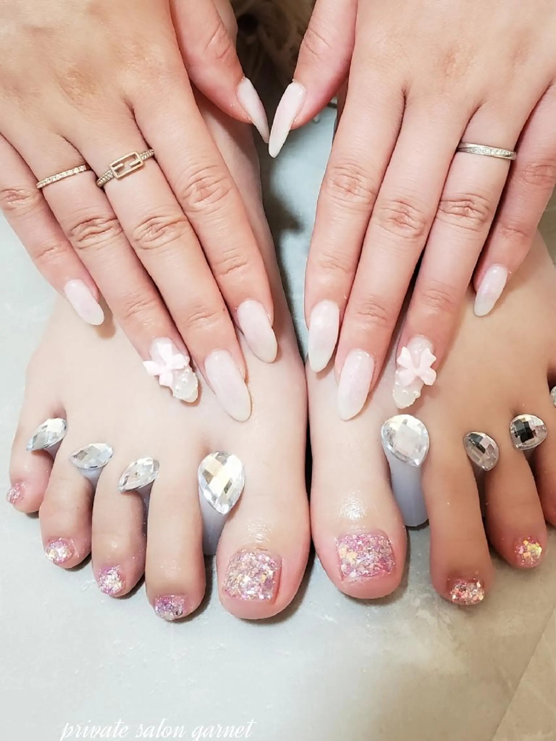 ネイル フットネイル Garnet nailのネイルデザイン