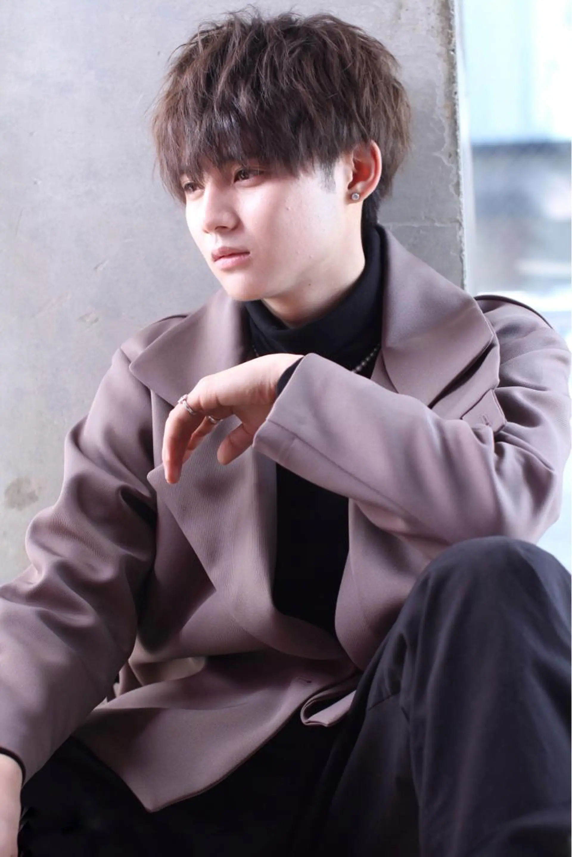 メンズ マッシュ カット ヘアカラー トリートメント ヘアセット 【メンズ特化】 ムネカタ アキトのヘアスタイル