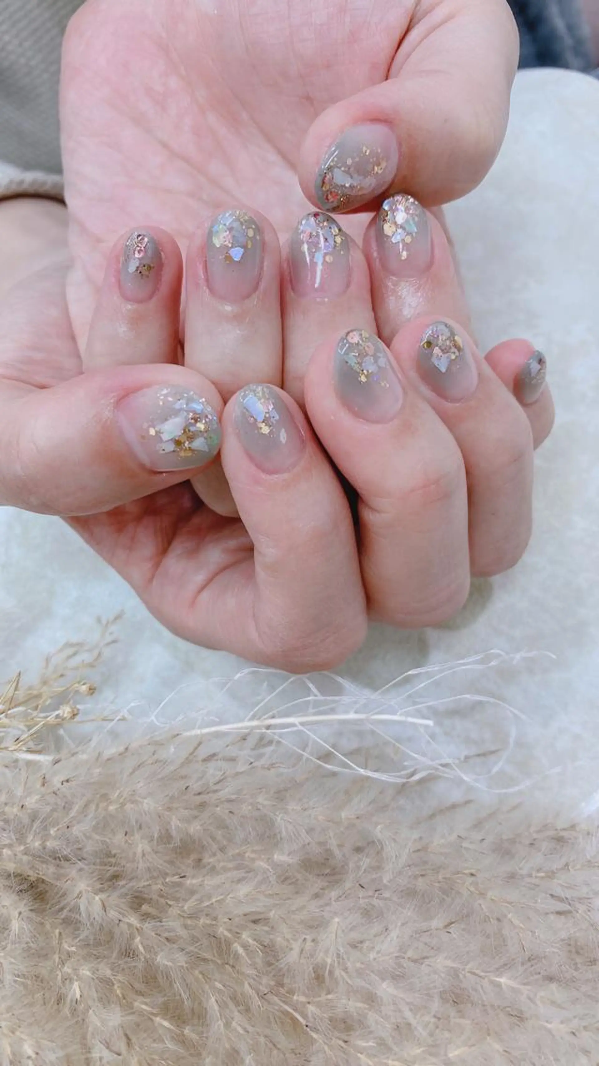 ネイル グリーン ブライダルネイル ハンドネイル nailsalon ∞ ﾐｶﾅﾙ ∞のネイルデザイン