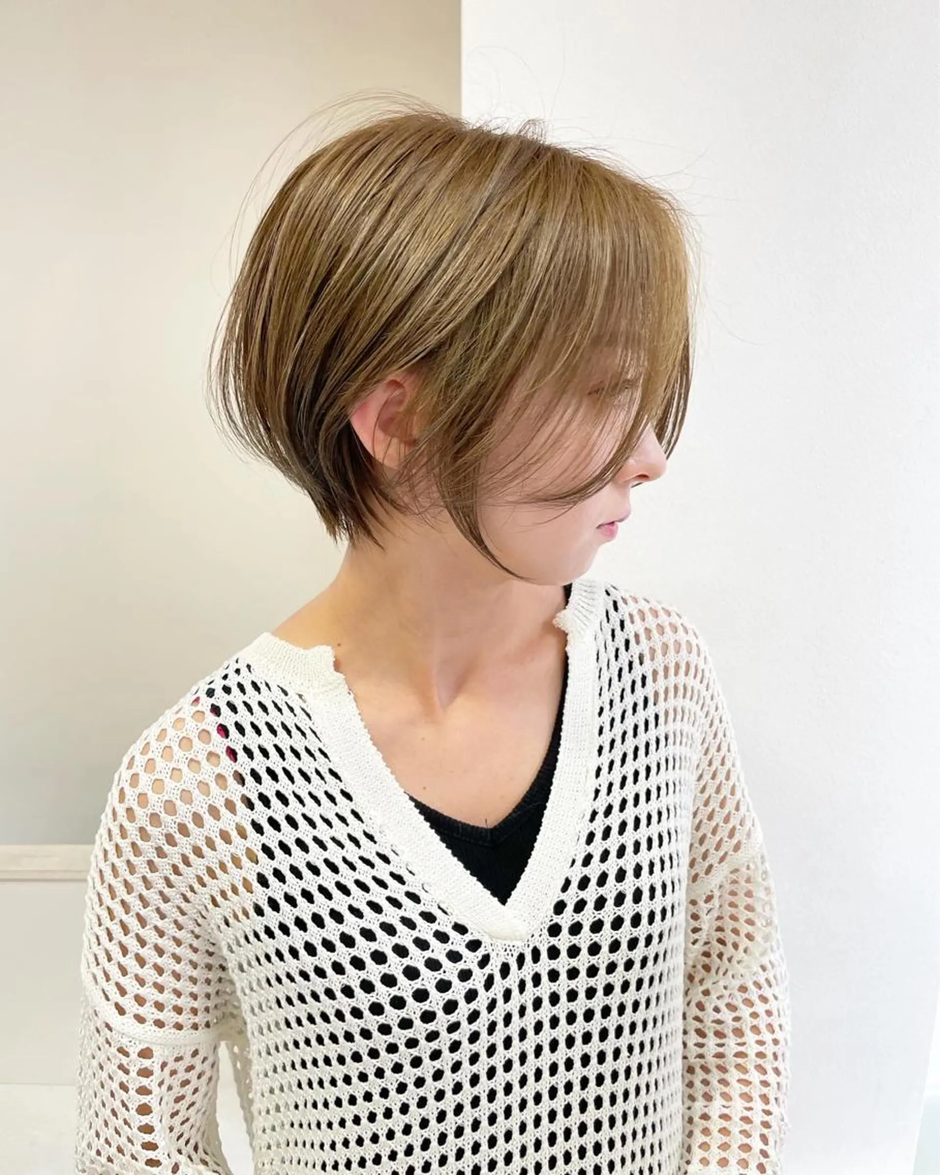 ショート ヘアカラー トリートメント 韓国レイヤー🇰🇷 ReLien西大寺店のヘアスタイル