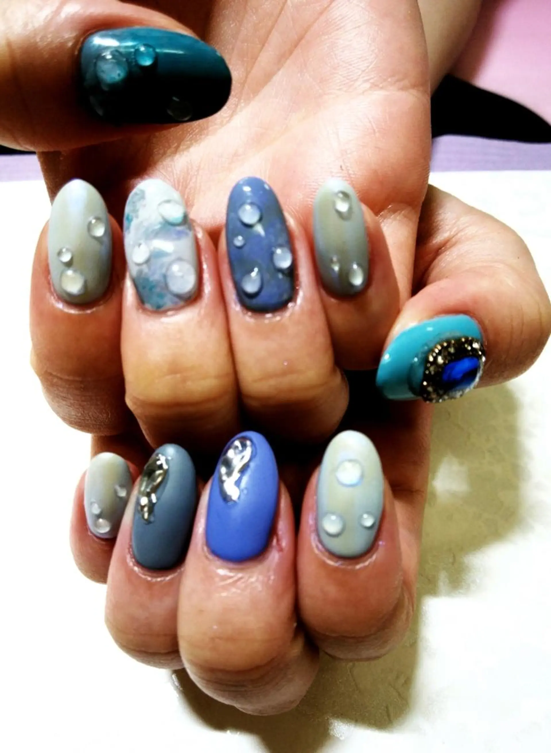 ネイル アートネイル ハンドネイル senju 　のネイルデザイン