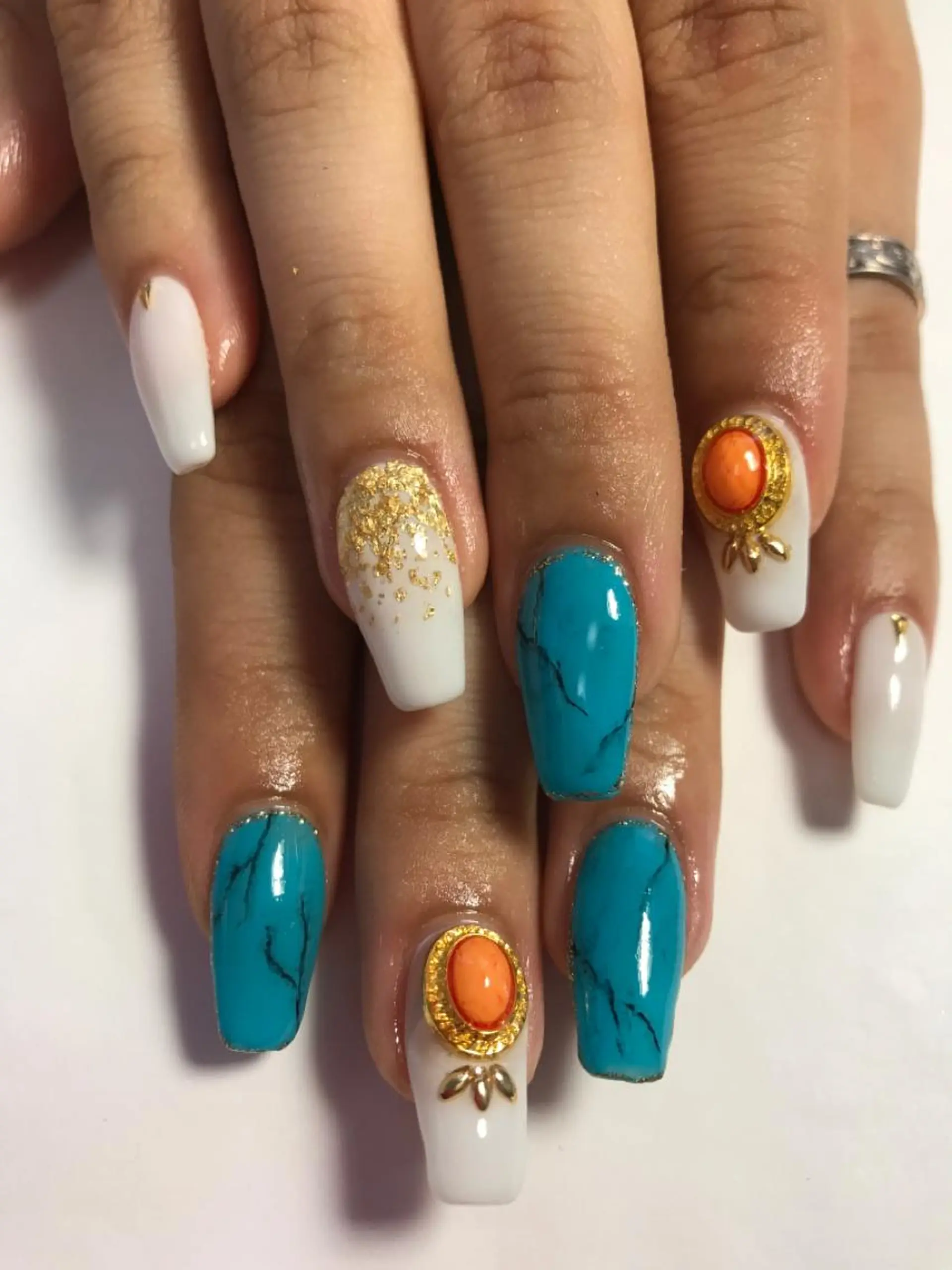 ネイル ハンドネイル rukianail 新里のネイルデザイン