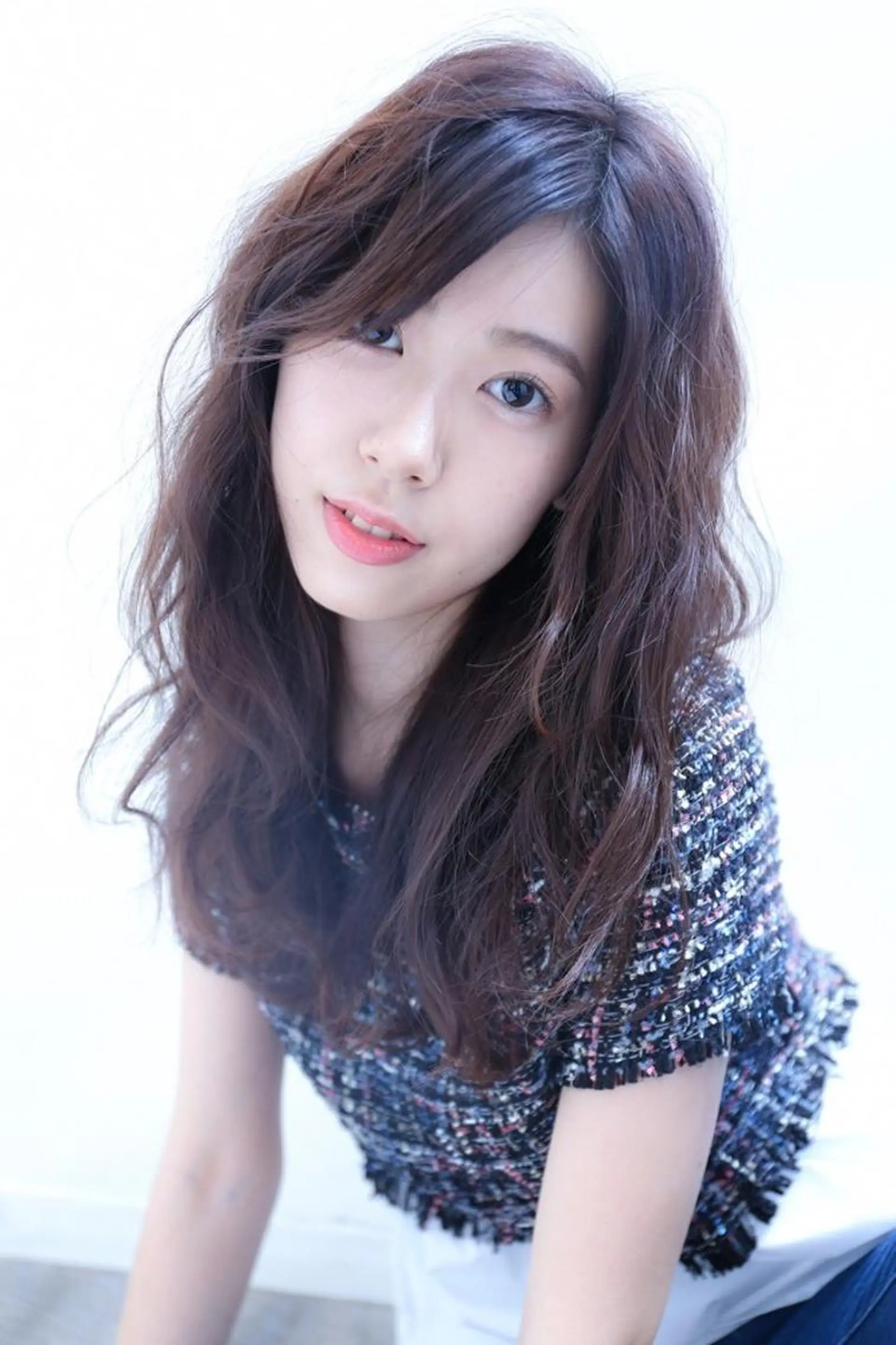 ロング パーマ カラー ヘアアレンジ ブリーチ/ヘアケア/ 艶髪/イギチハルのヘアスタイル