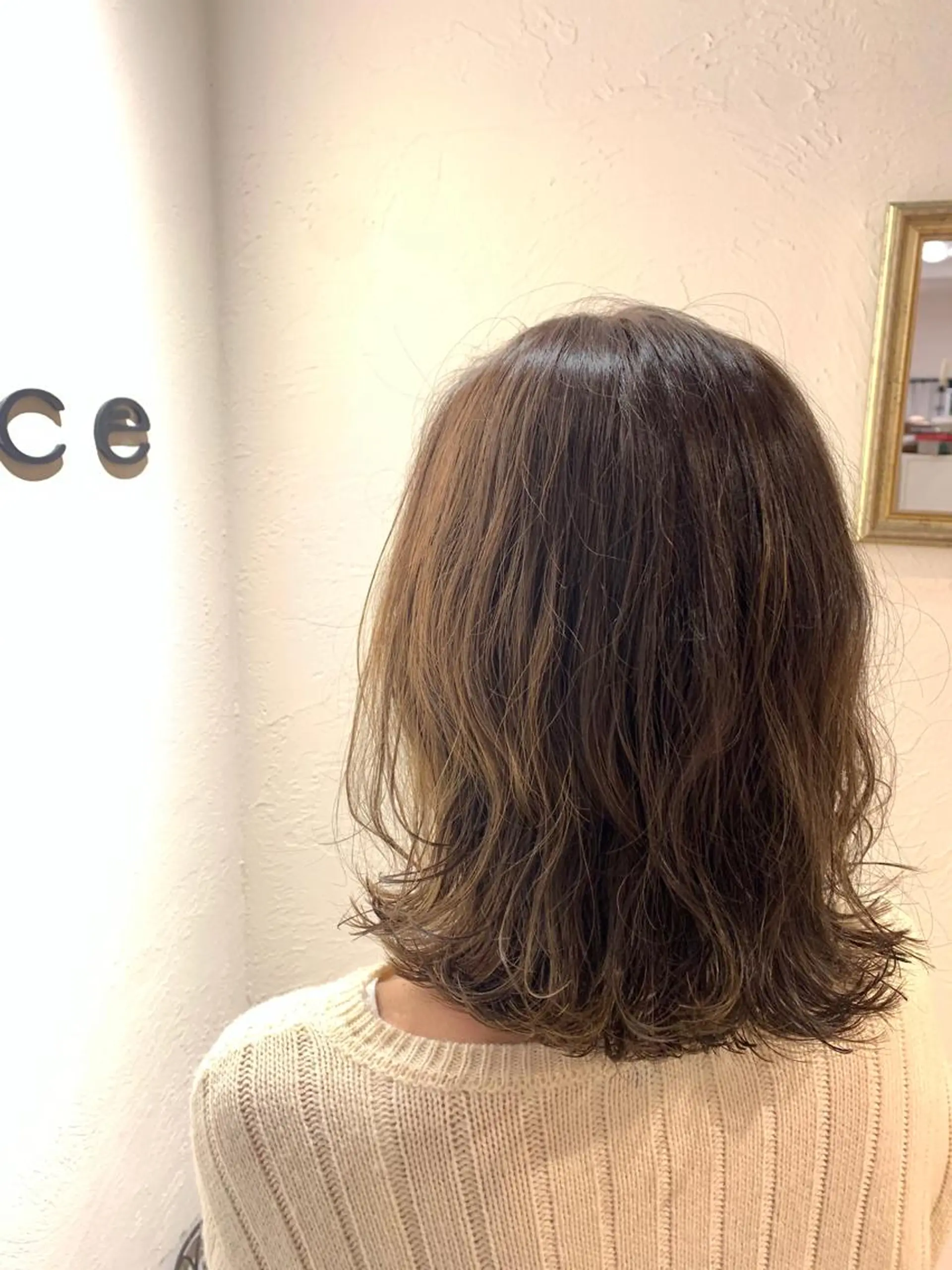 セミロング パーマ 🍊美容室TU. LUCE／コン🍊のヘアスタイル