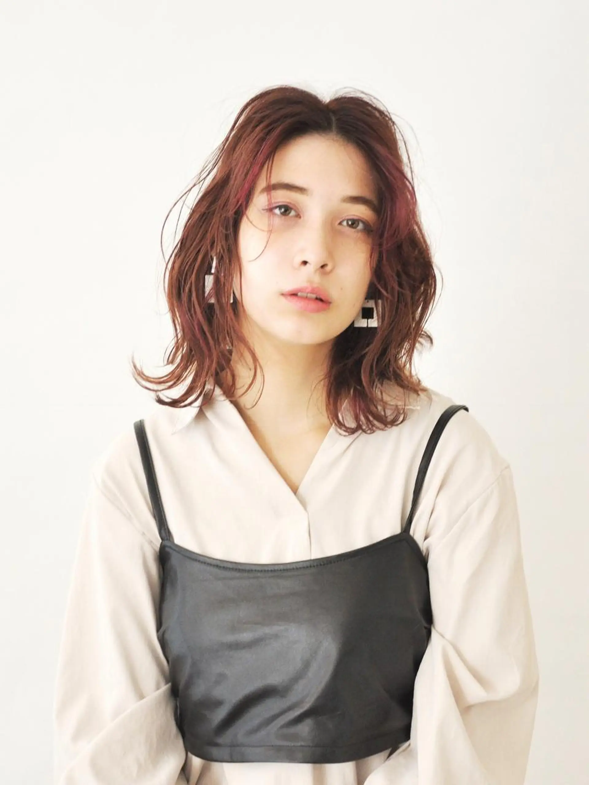 ミディアム くびれヘア カット ヘアカラー トリートメント 💇‍♀️髪質改善 玉谷　俊💇‍♂️のヘアスタイル