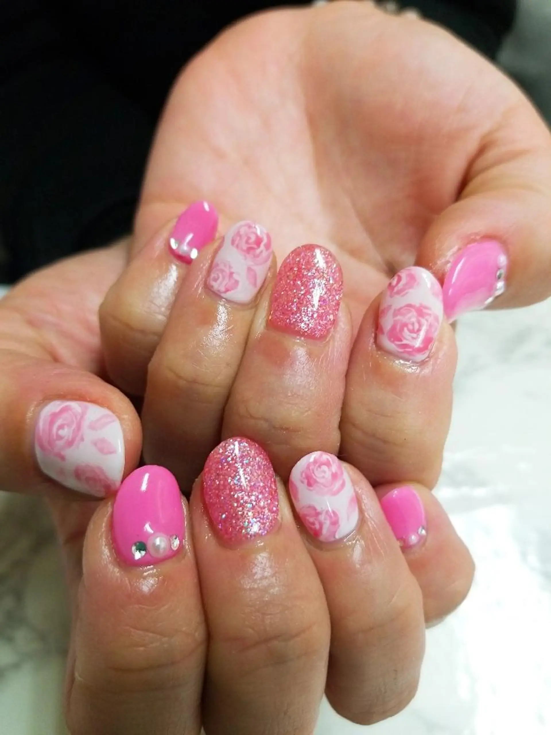 ネイル スカルプ指名No.1 河野　雑誌掲載サロンのネイルデザイン