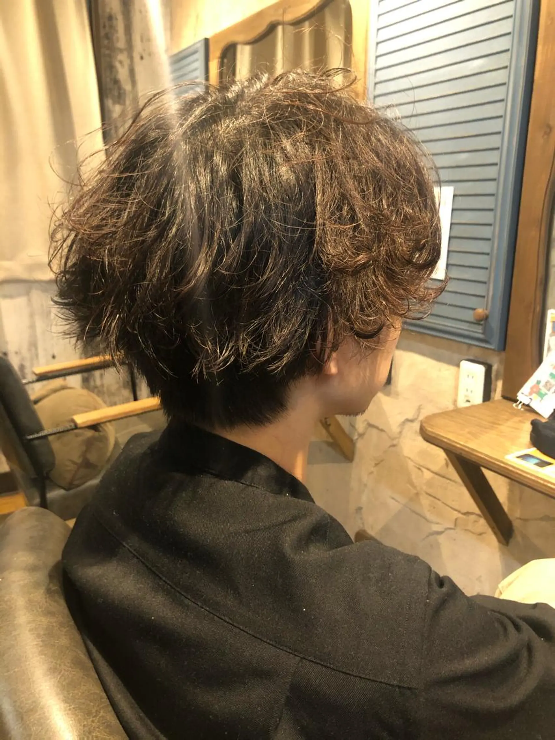 カラー パーマ メンズ 💈大人の渋髪💈 店長　大橋侑弥のヘアスタイル