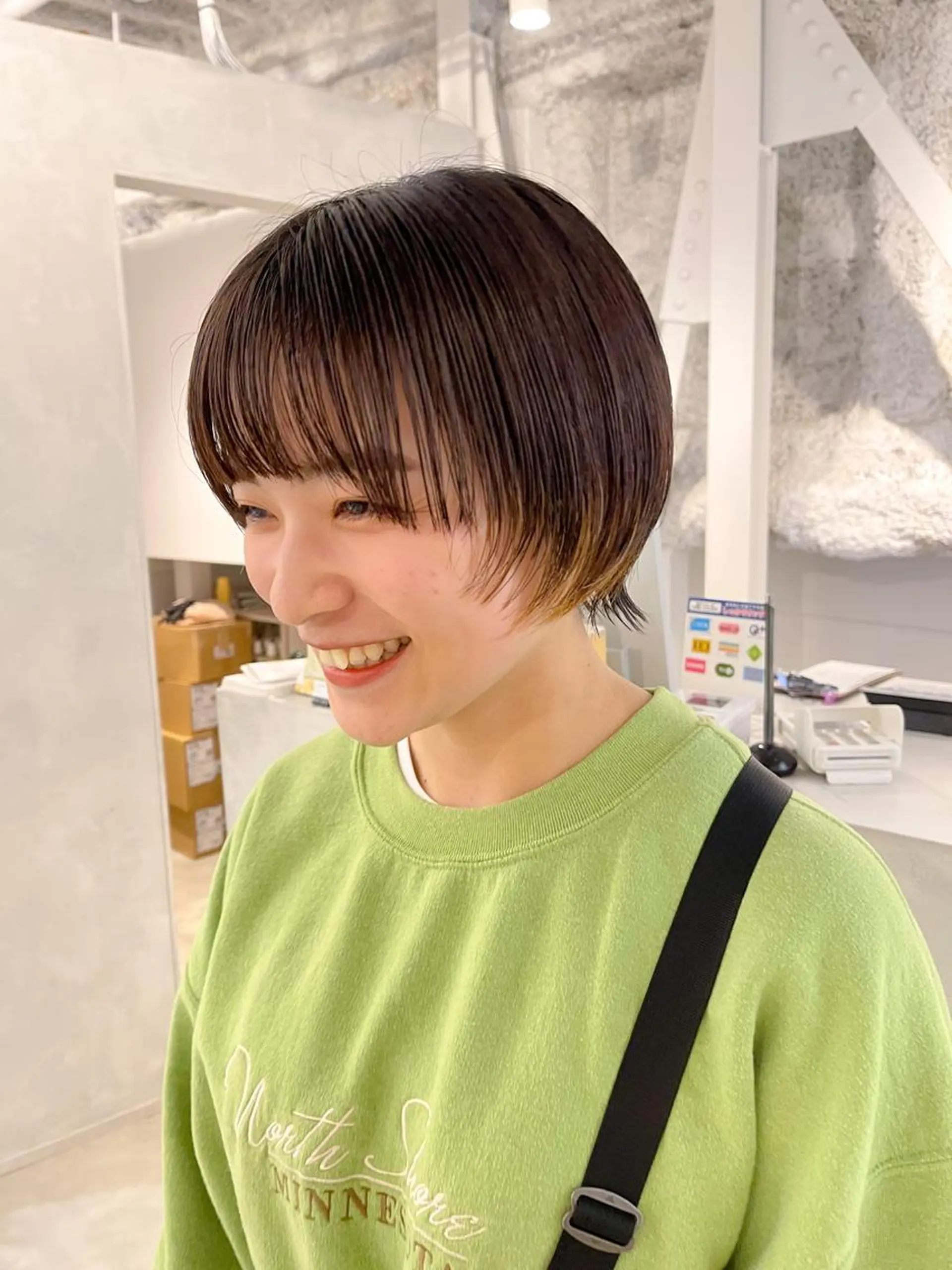 ショート カラー ウルフカット カット ヘアカラー トリートメント 川本 裕🌿のヘアスタイル