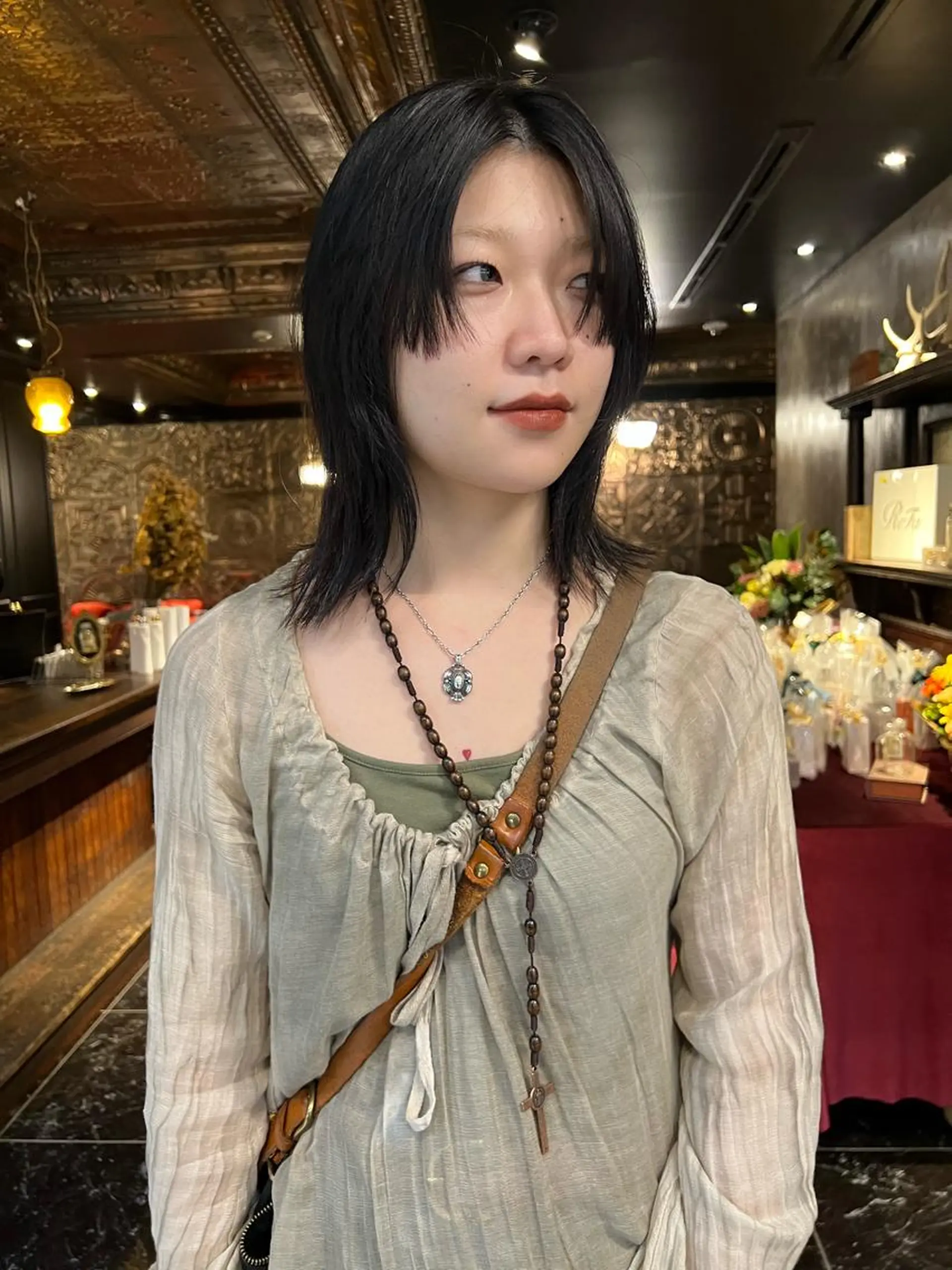 ミディアム カラー 圧倒的デザイン力 店長🎨RENAのヘアスタイル