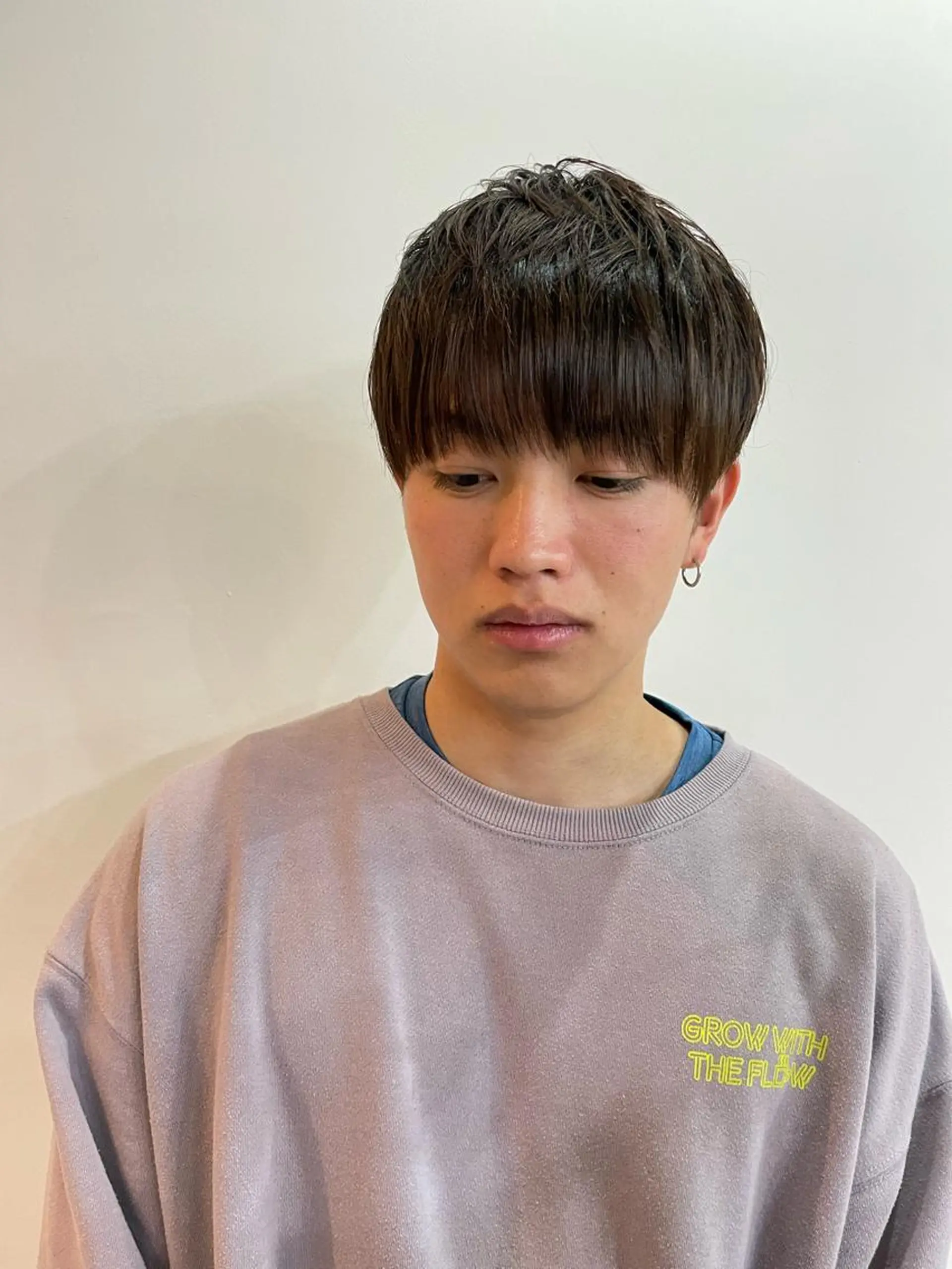 ショート メンズ 【縮毛矯正髪質改善】 中山健太のヘアスタイル