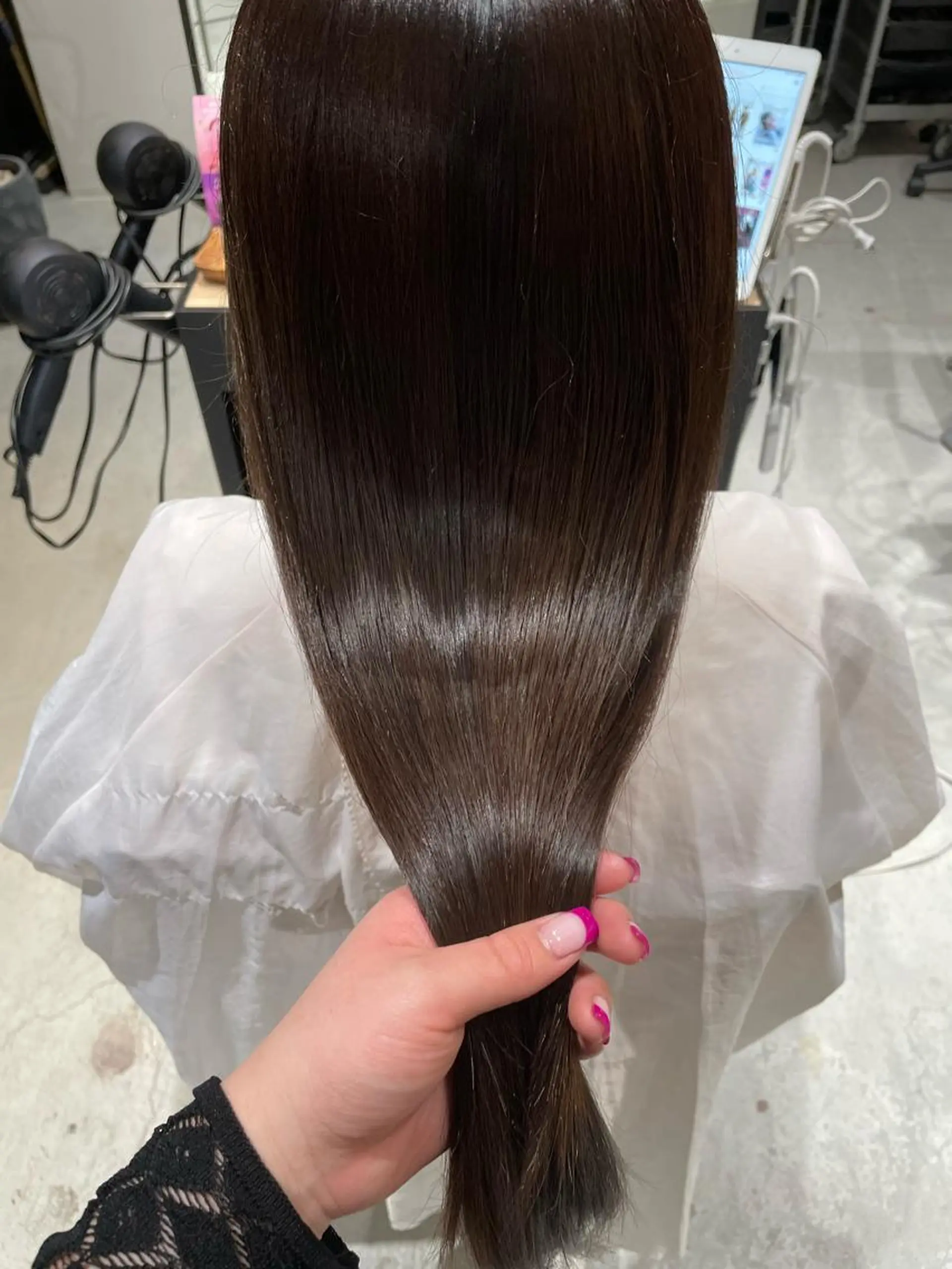 ロング カラー ヘアアレンジ メンズ 寺西 恵🪡🤍のヘアスタイル