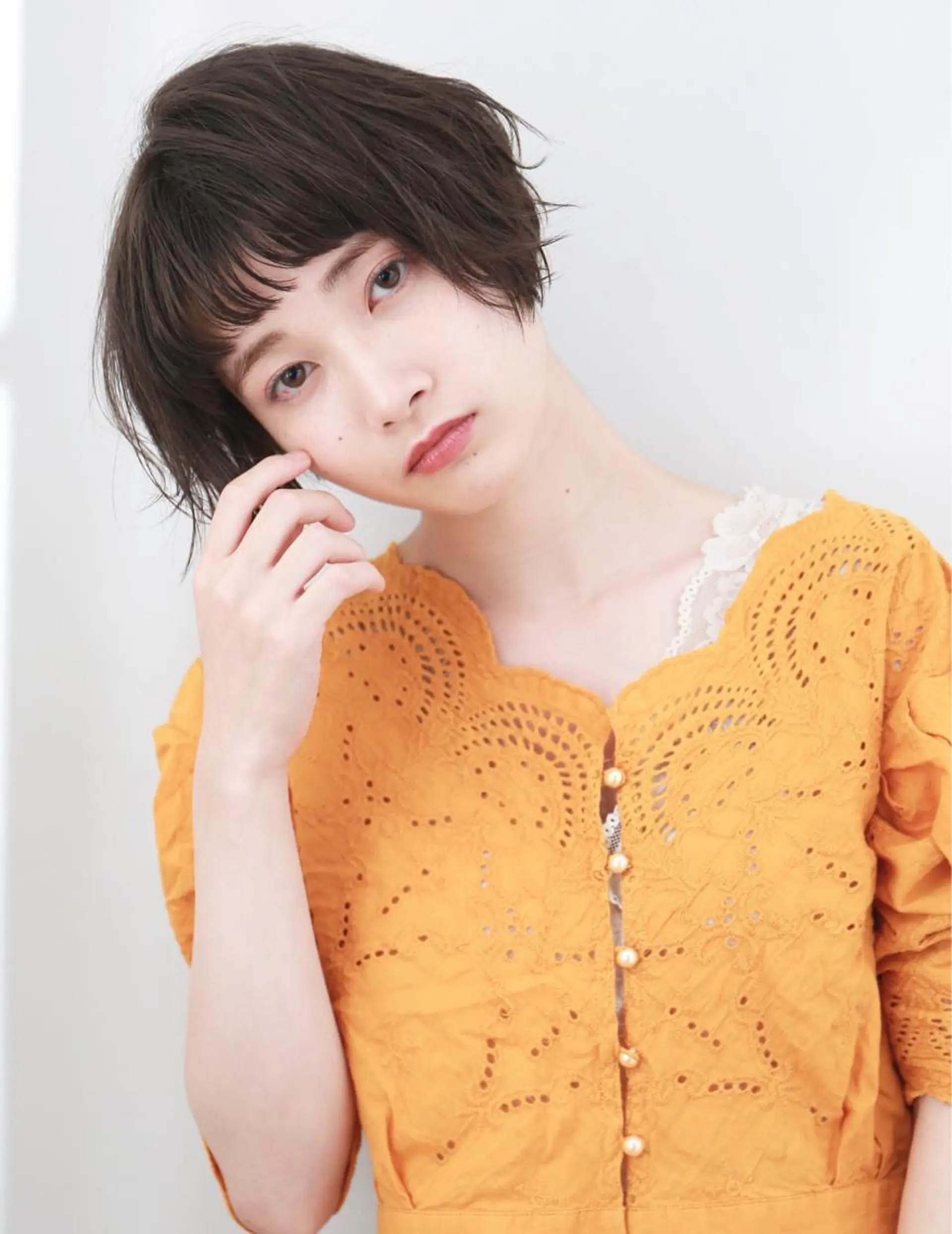 ショート カラー パーマ ヘアアレンジ カット ヘアカラー 可愛いを作る神 ナオヒロのヘアスタイル