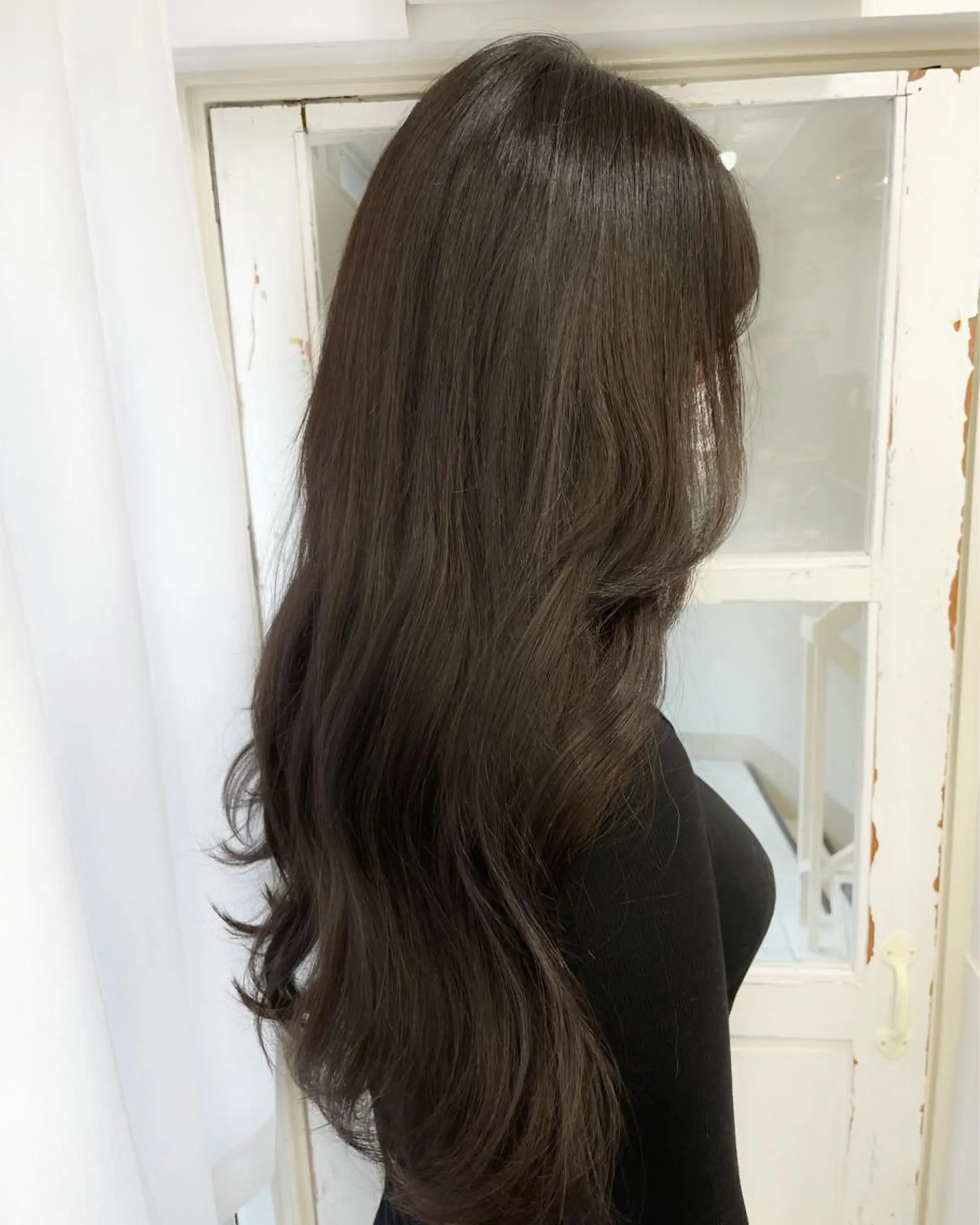 ロング カラー カット ヘアカラー エクステ ヘアセット 韓国ヘア🤍髪質改善 🇰🇷AKANEのヘアスタイル