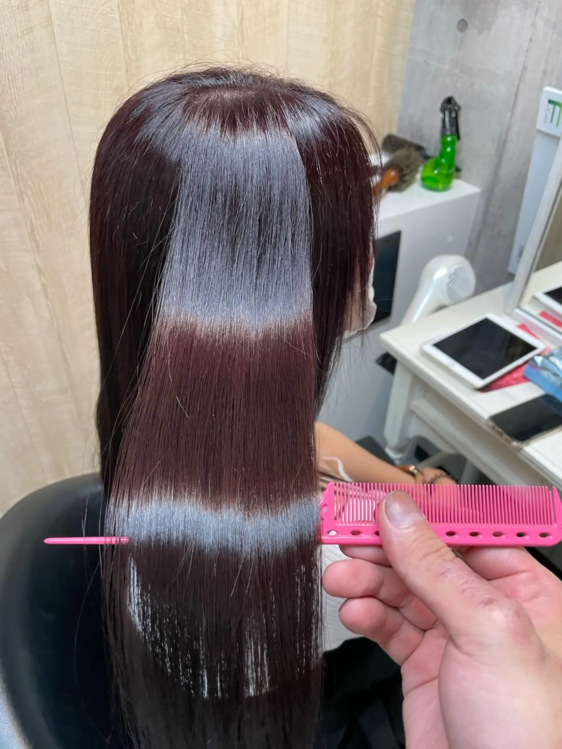 ロング カット ヘアカラー 縮毛矯正 トリートメント 断られる髪に答えを ♣️井上秀樹♠️のヘアスタイル