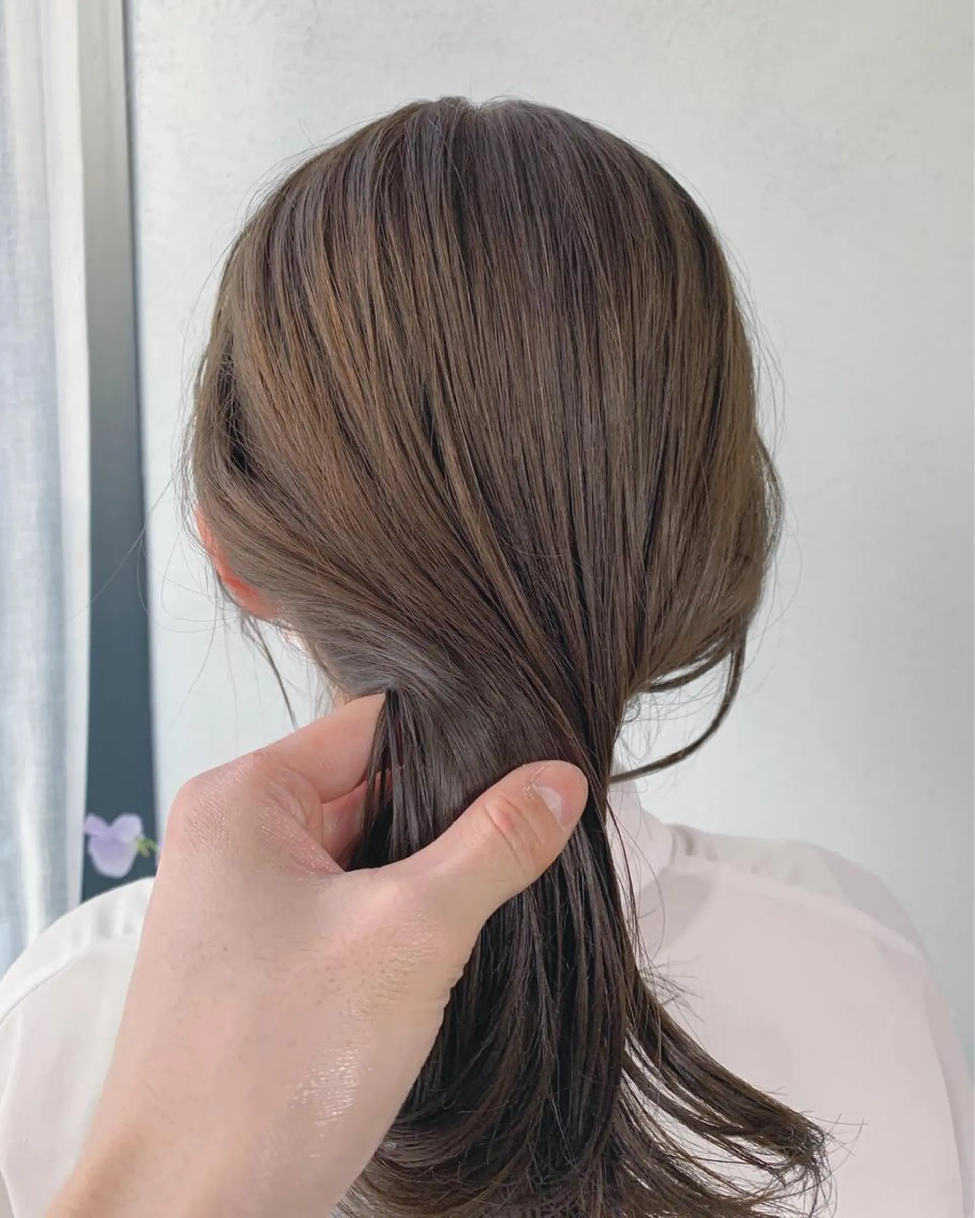 ミディアム ボブパーマコテ巻き風 パーマNo1深江秀平のヘアスタイル