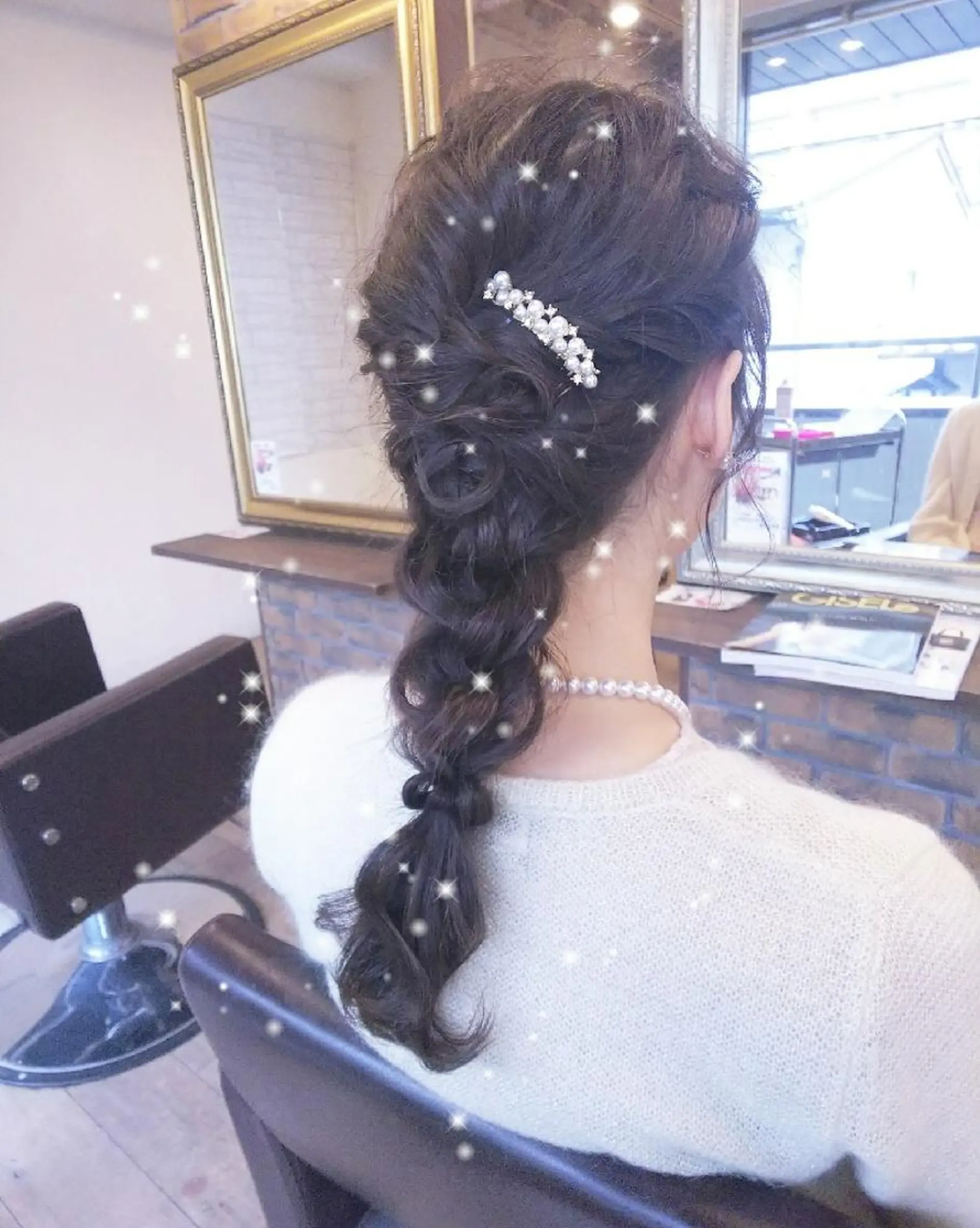 ロング ヘアアレンジ RU RIのヘアスタイル