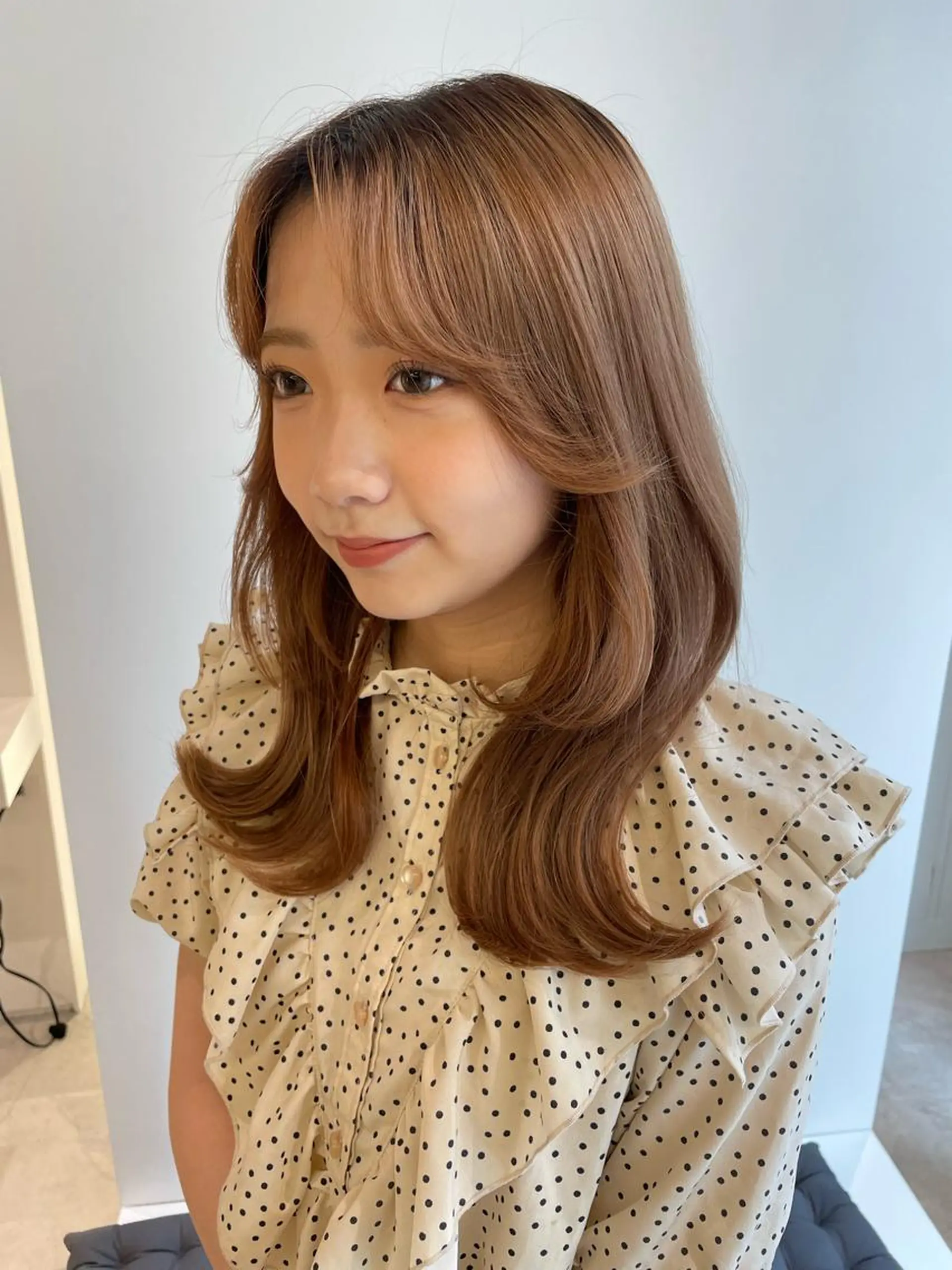 セミロング 銀座/レイヤーカット 🤍内野すみれのヘアスタイル