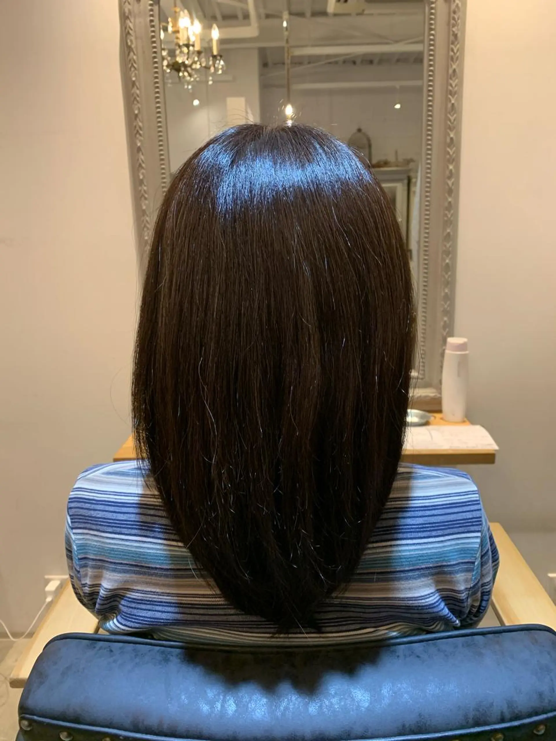 ロング カラー 湯川 未咲希のヘアスタイル