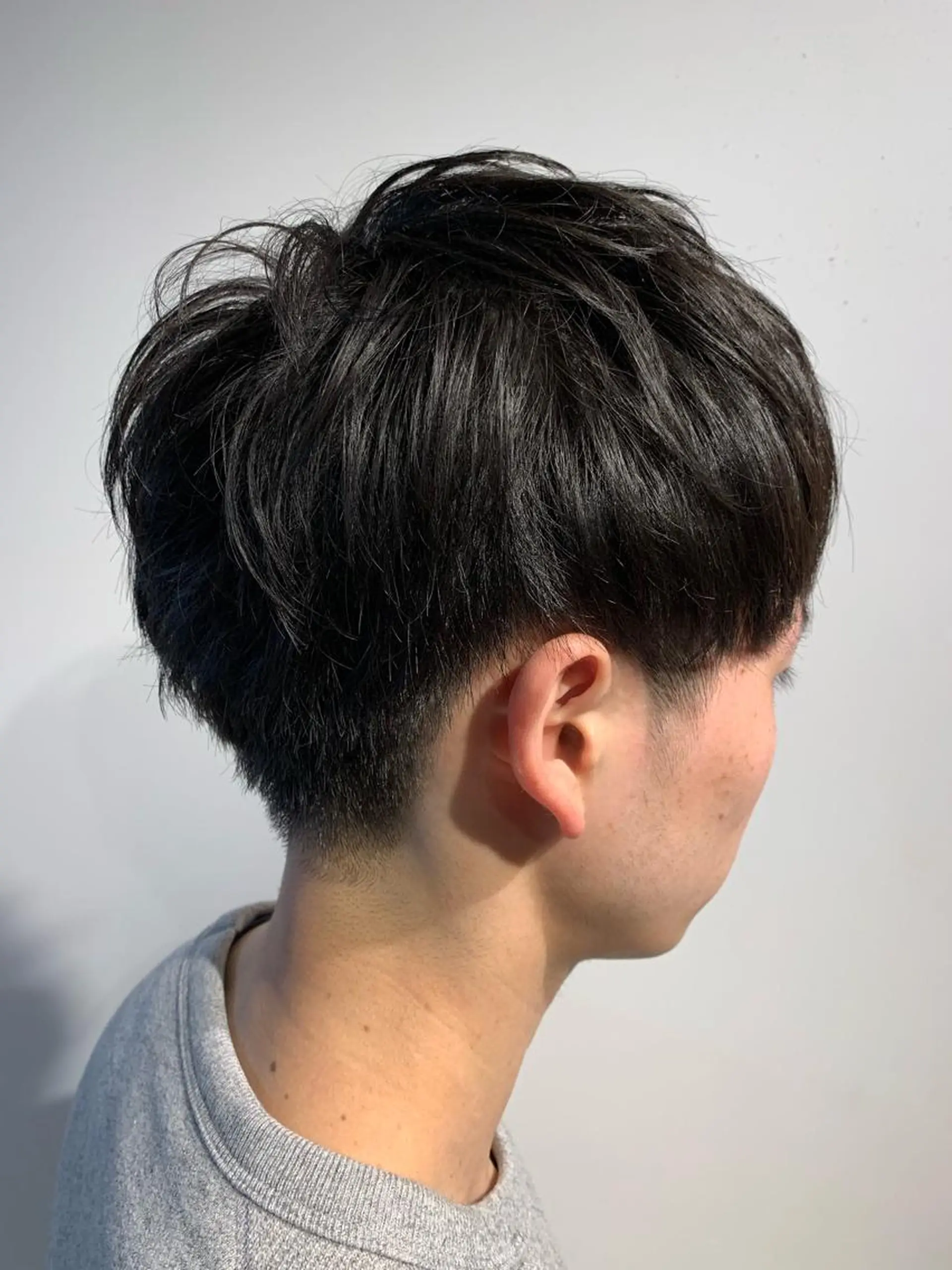ショート メンズ マッシュ 刈り上げ ショートヘア カット トリートメント ヘッドスパ ヘアセット Lee東三国 店長 谷辻誠志のヘアスタイル