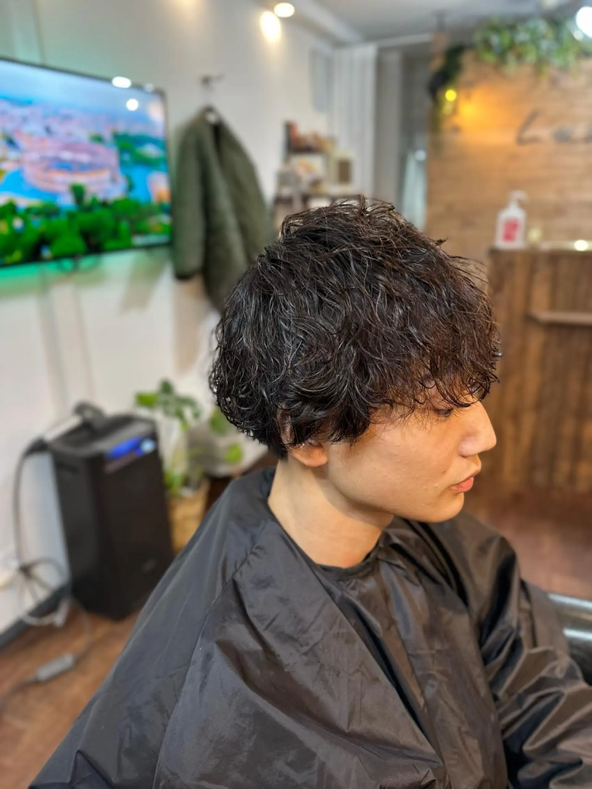 ミディアム パーマ カット パーマ トリートメント Luzir⭐︎ GEN⭐︎のヘアスタイル