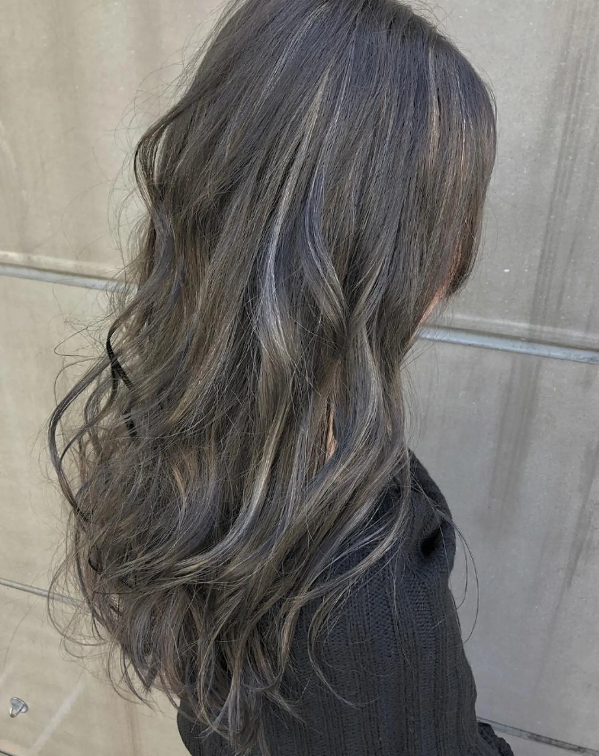 セミロング カラー 北間 寛哉のヘアスタイル