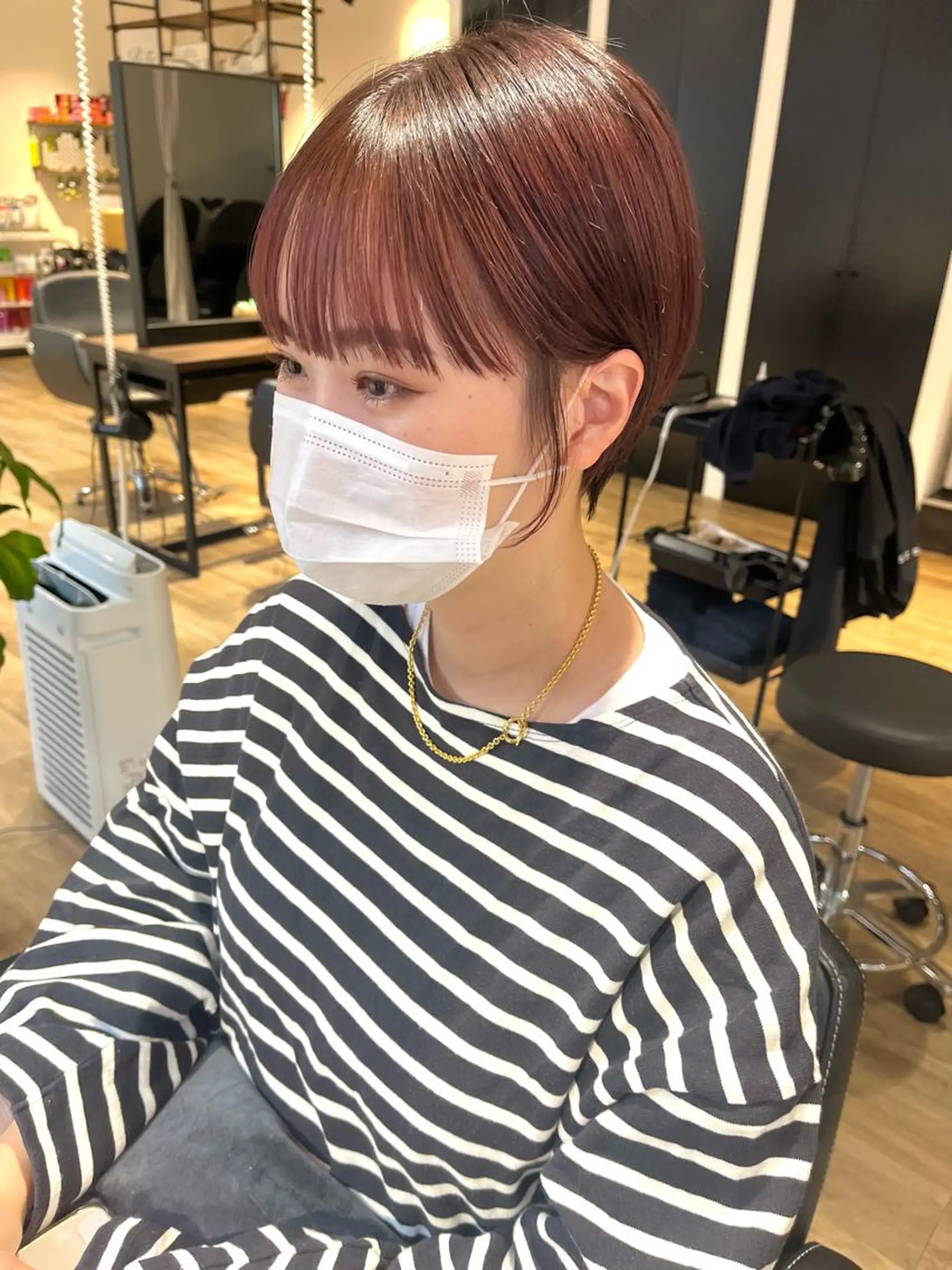 ショート カラー ✨艶髪✨ 奈須晴香のヘアスタイル