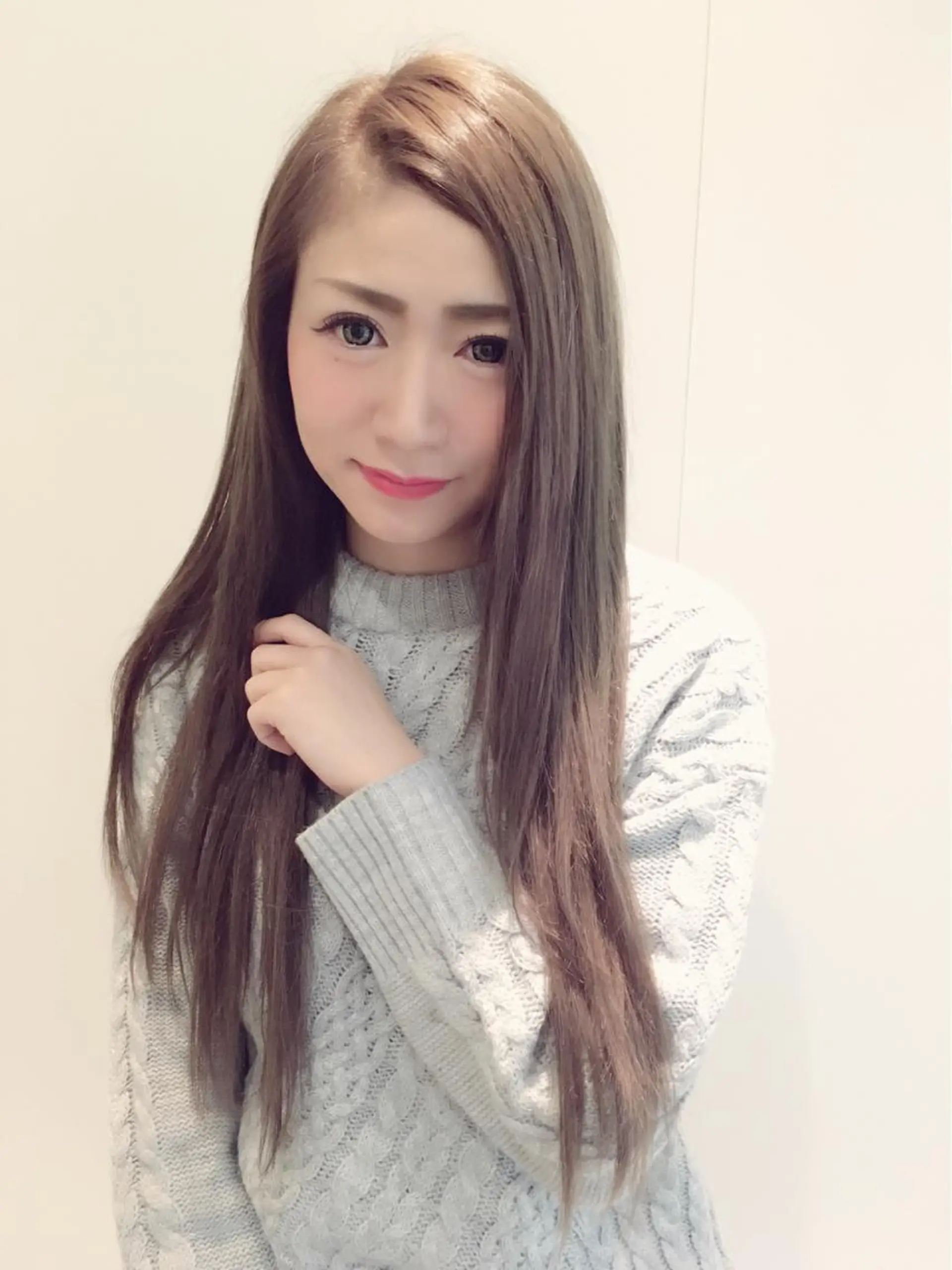 ロング カラー 田中 奈布のヘアスタイル