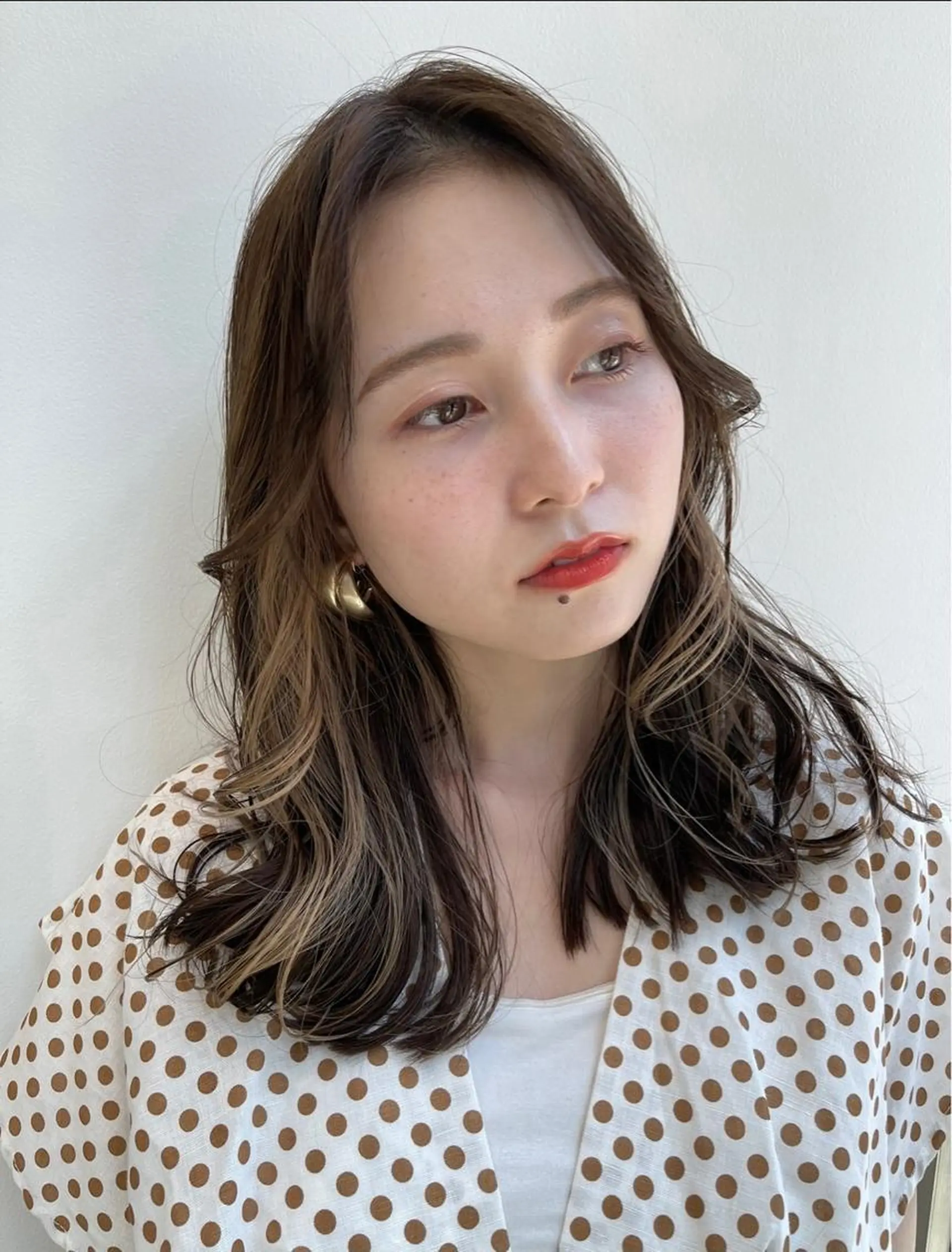 ミディアム カット ヘアカラー トリートメント 池袋/韓国レイヤー /髪質改善🤍芹奈のヘアスタイル