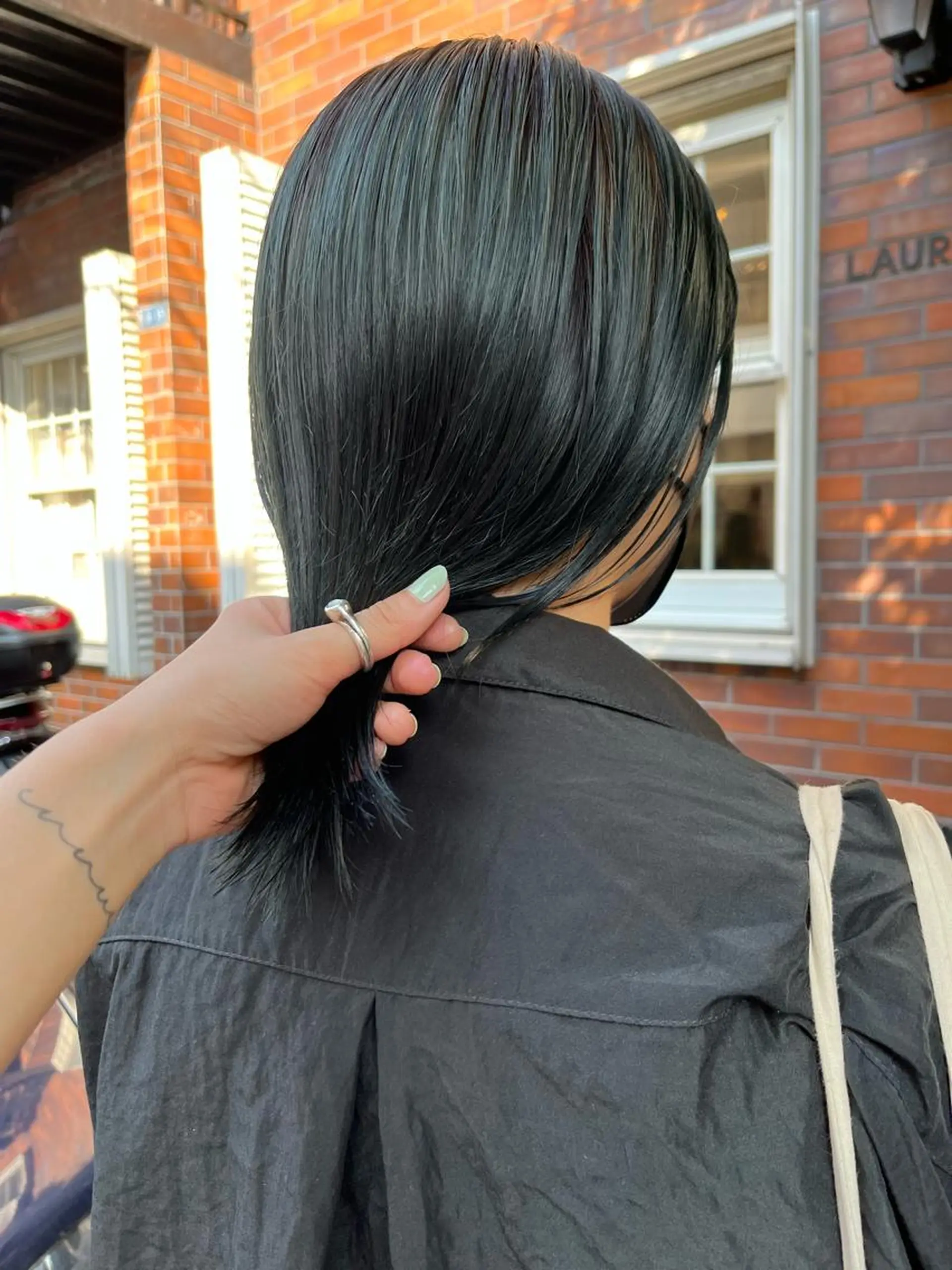 ミディアム カラー eri kinjoのヘアスタイル
