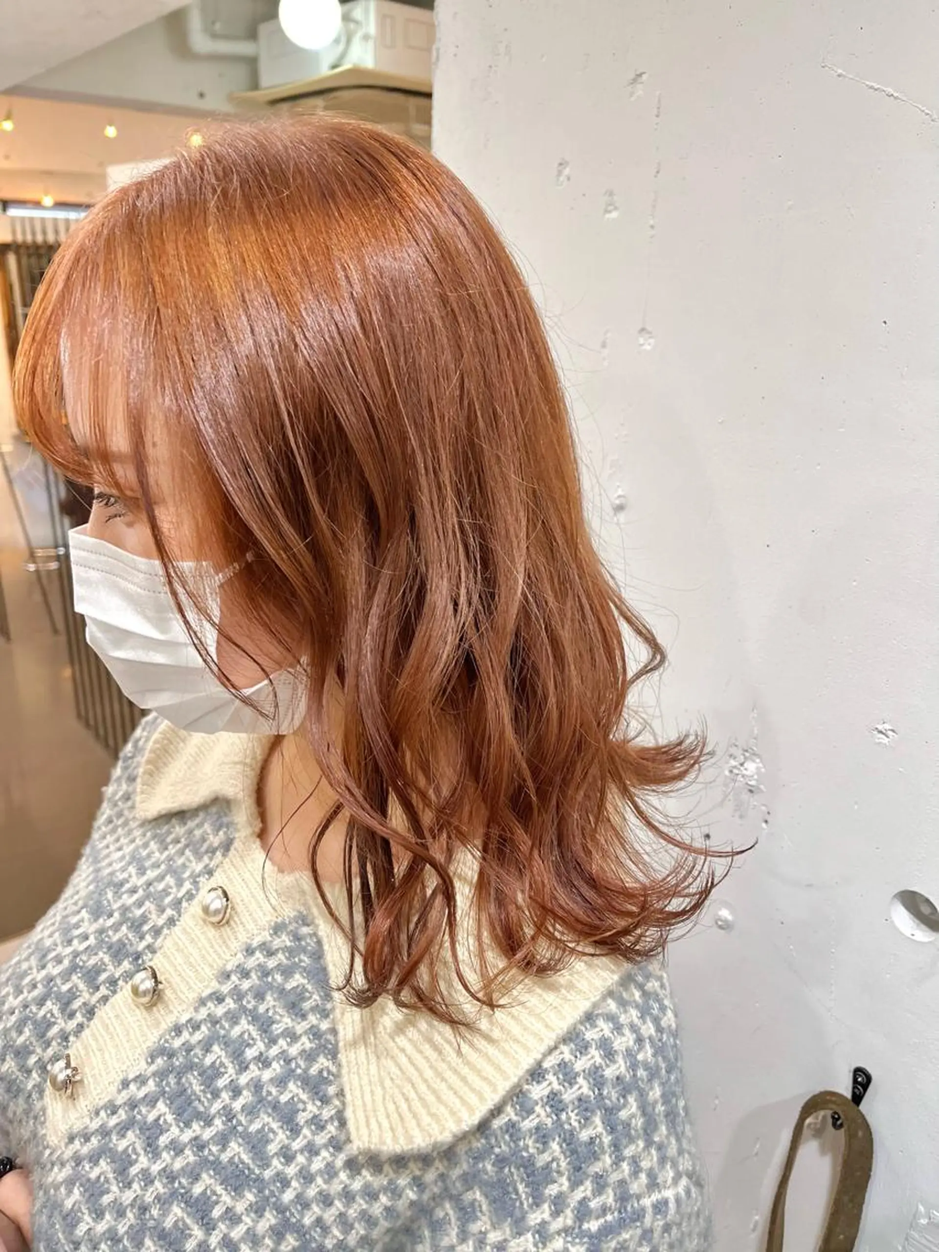 セミロング カラー カラーが上手い 辻悠月のヘアスタイル