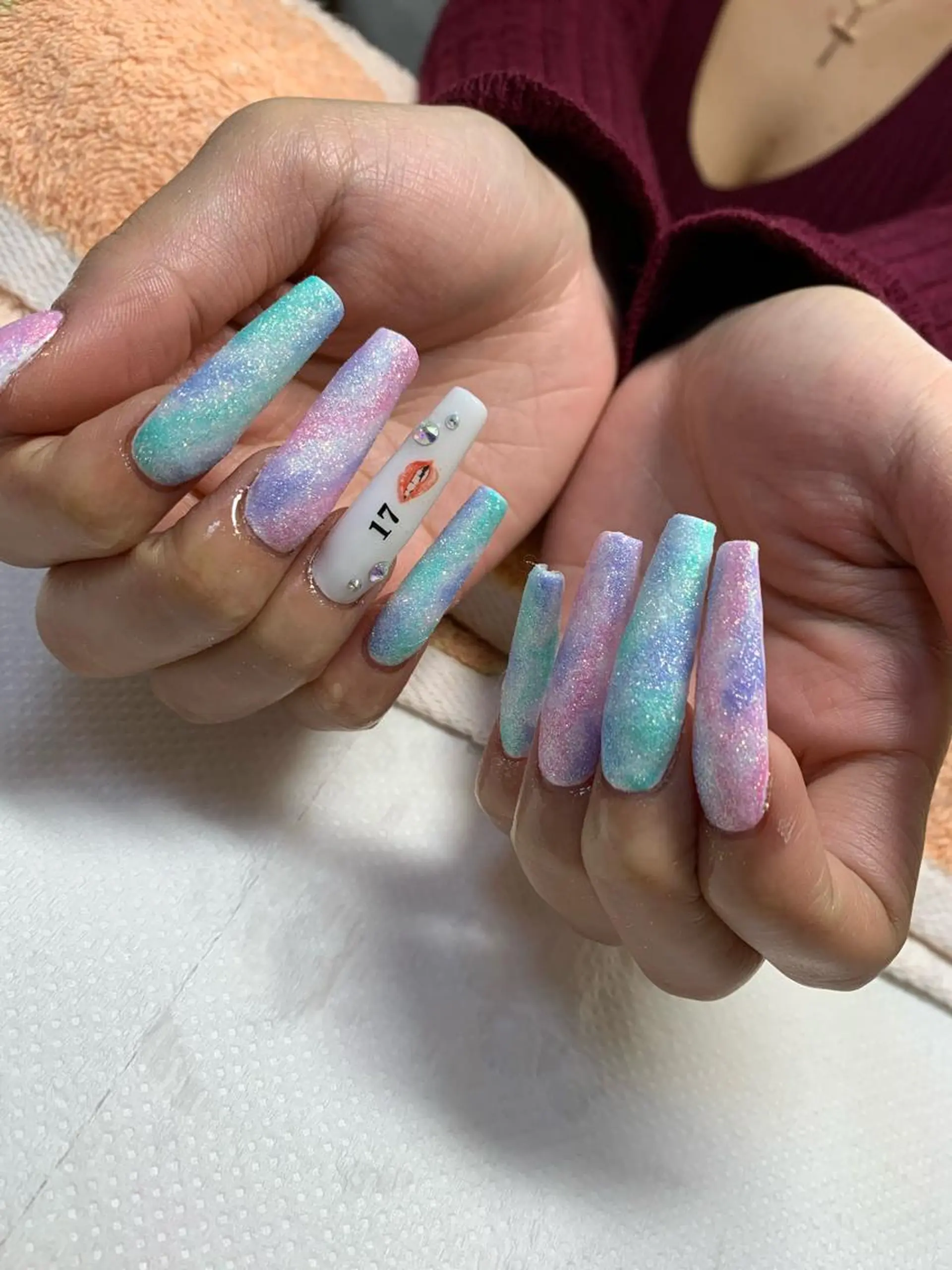 ネイル ハンドネイル rukianail 新里のネイルデザイン