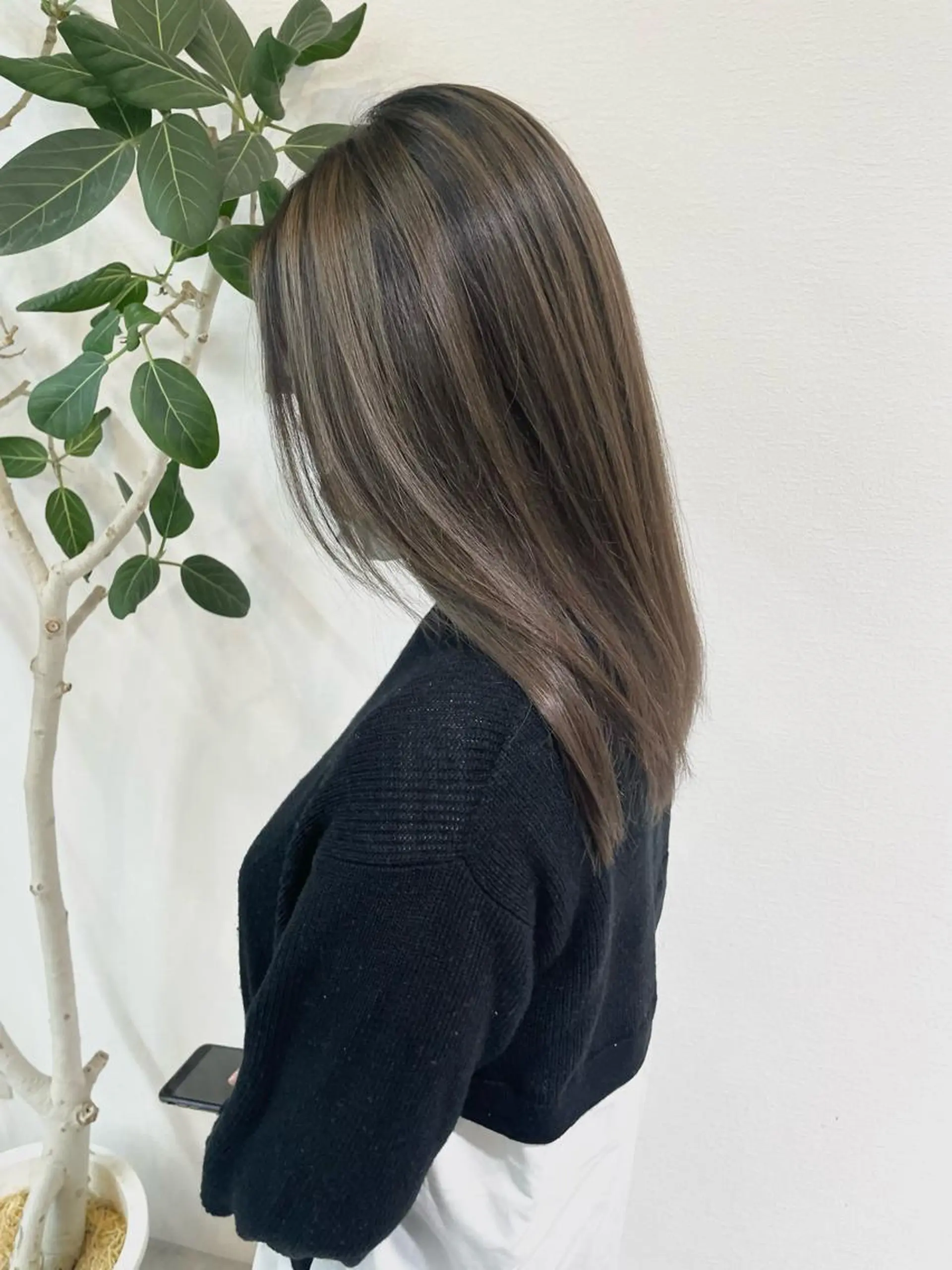 セミロング レイヤーカット 田中大星 /ボブ 縮毛矯正のヘアスタイル