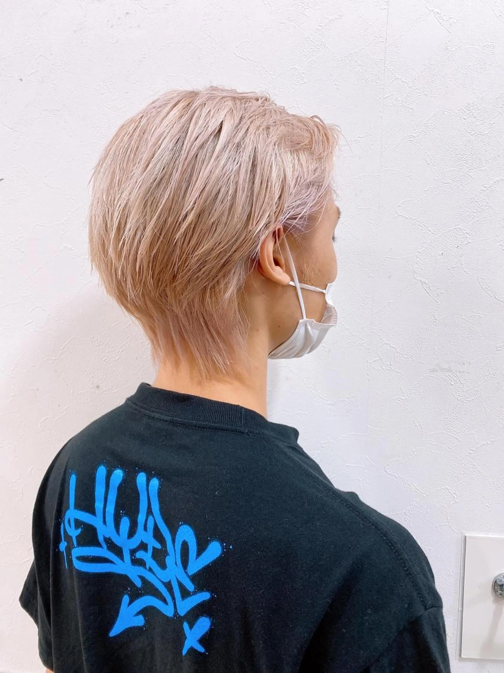 ショート カラー ベージュカラー ピンクカラー ピンクベージュ ベリショディレクター 小野 健太郎のヘアスタイル